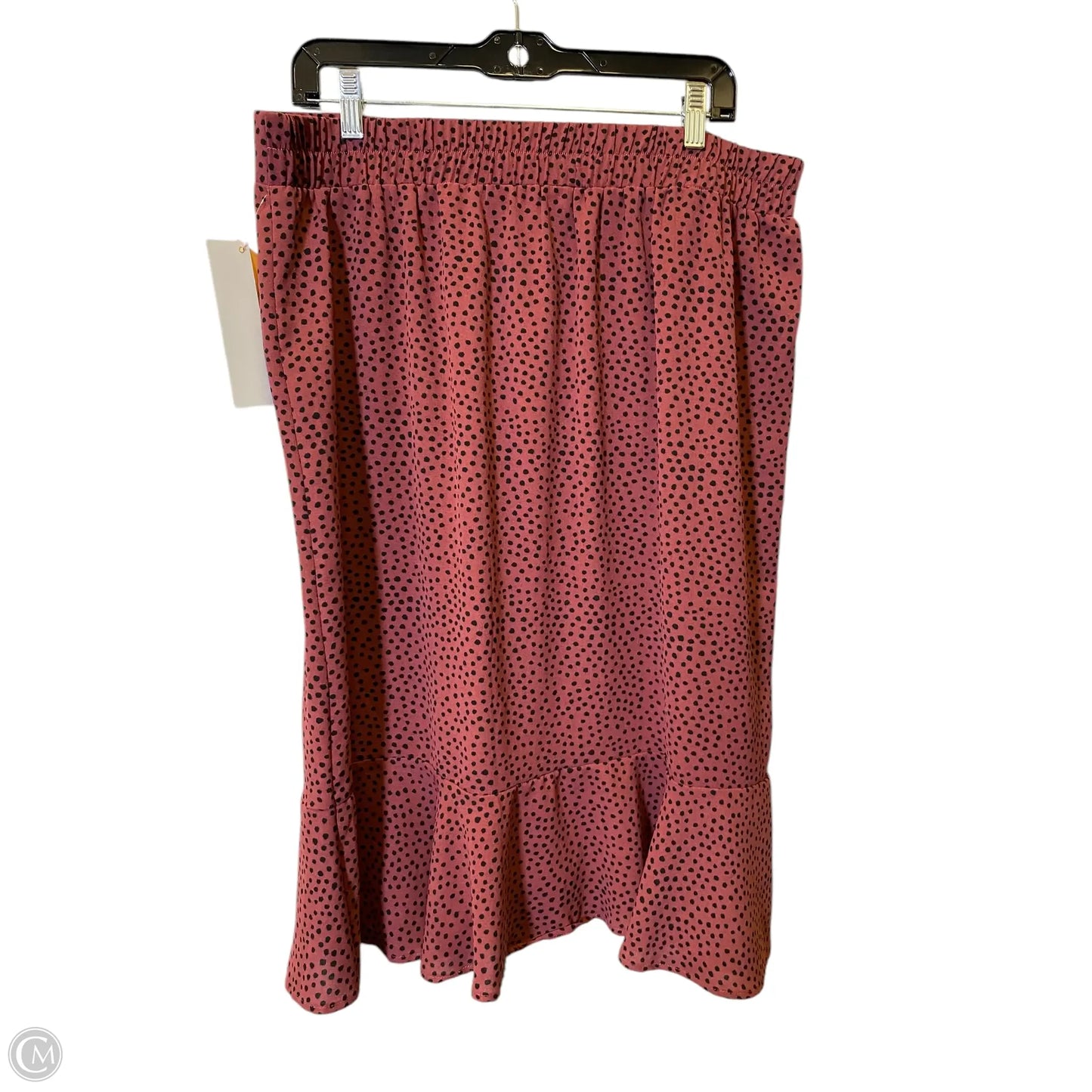 Skirt Maxi By 89th And Madison In Polkadot Pattern, Size: 16