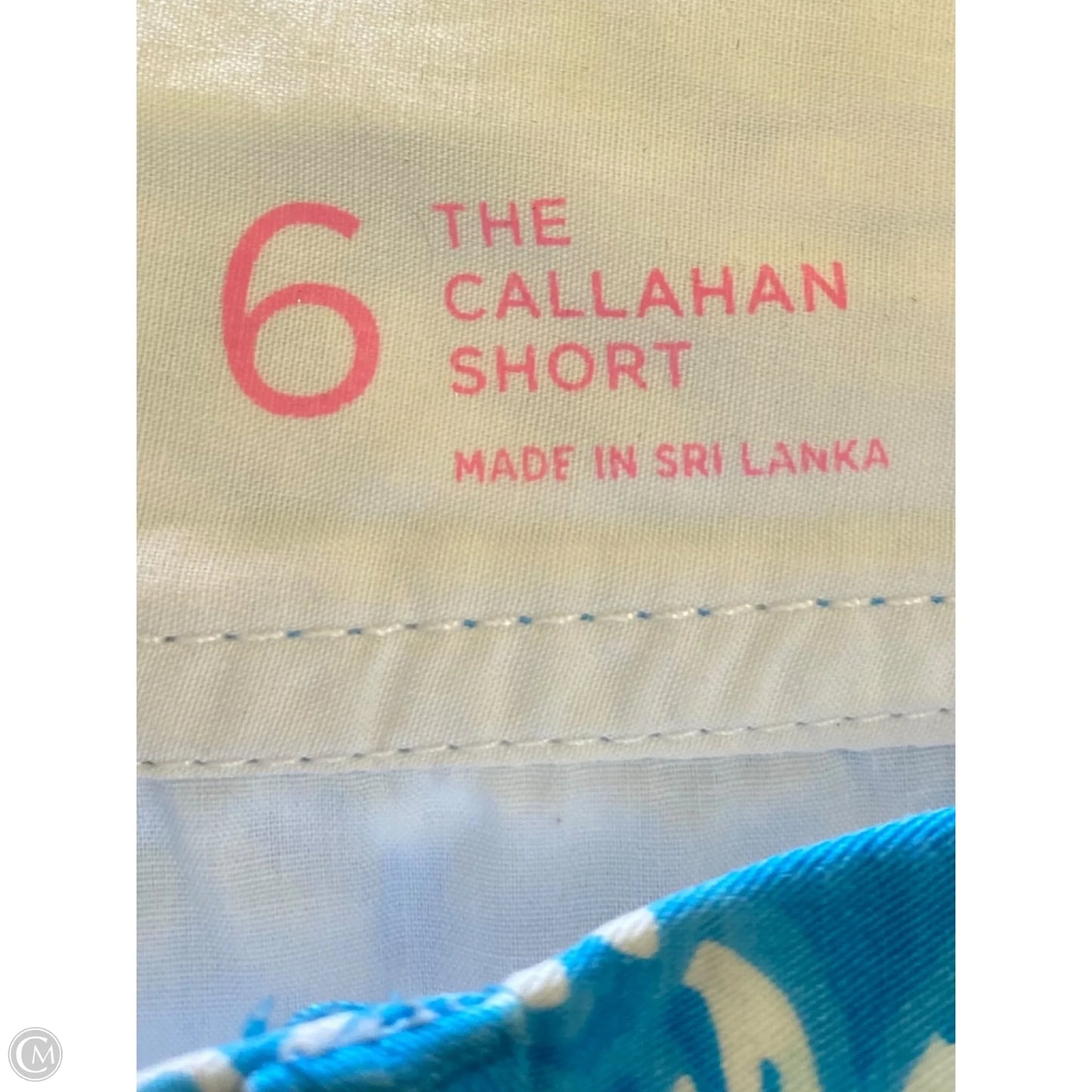 Shorts Designer By Lilly Pulitzer In Blue & White, Size: 6