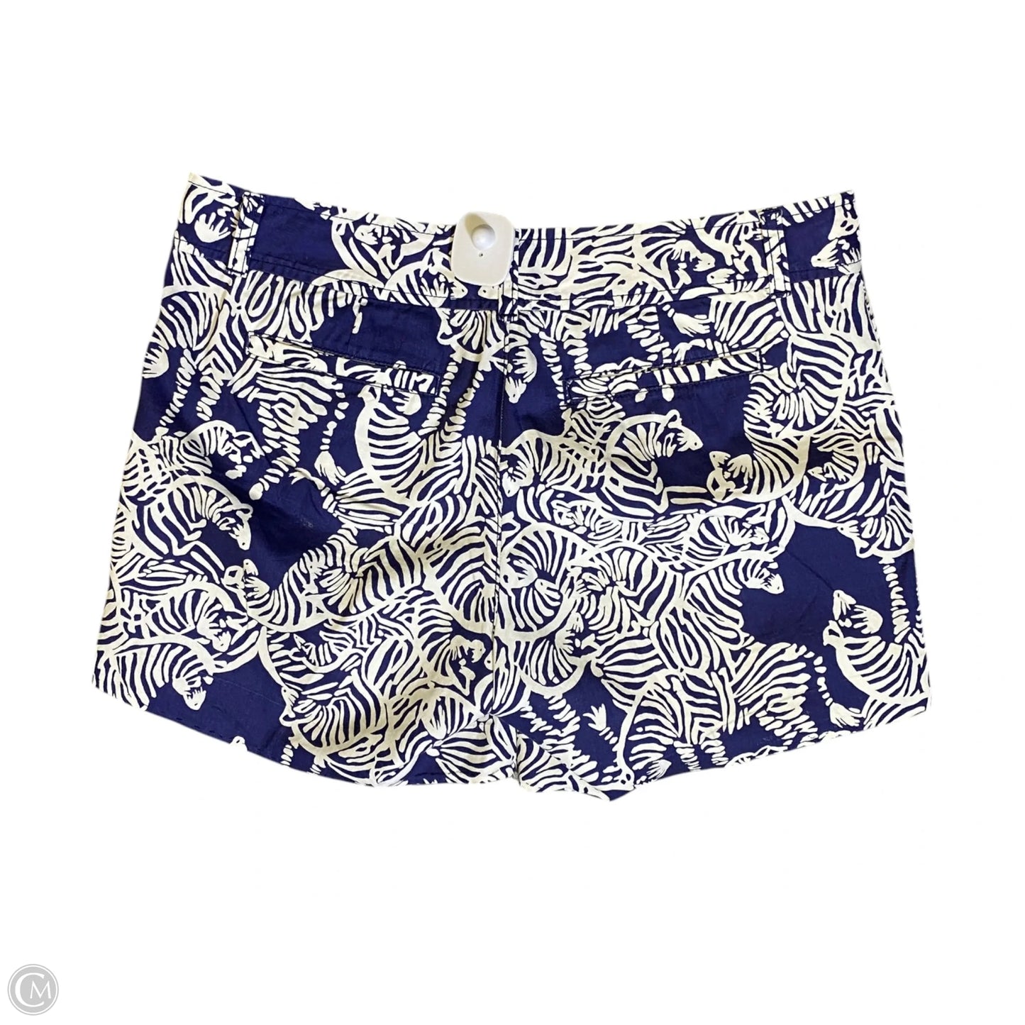 Shorts Designer By Lilly Pulitzer In Blue & White, Size: 6
