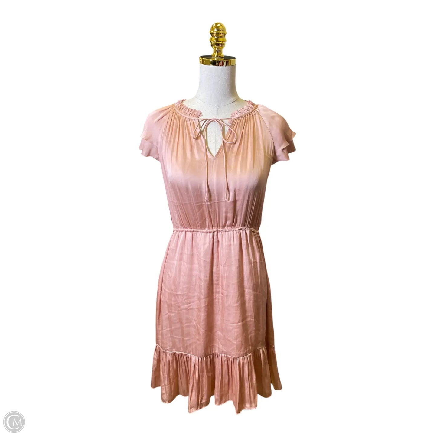 Dress Casual Midi By Banana Republic In Pink, Size: S