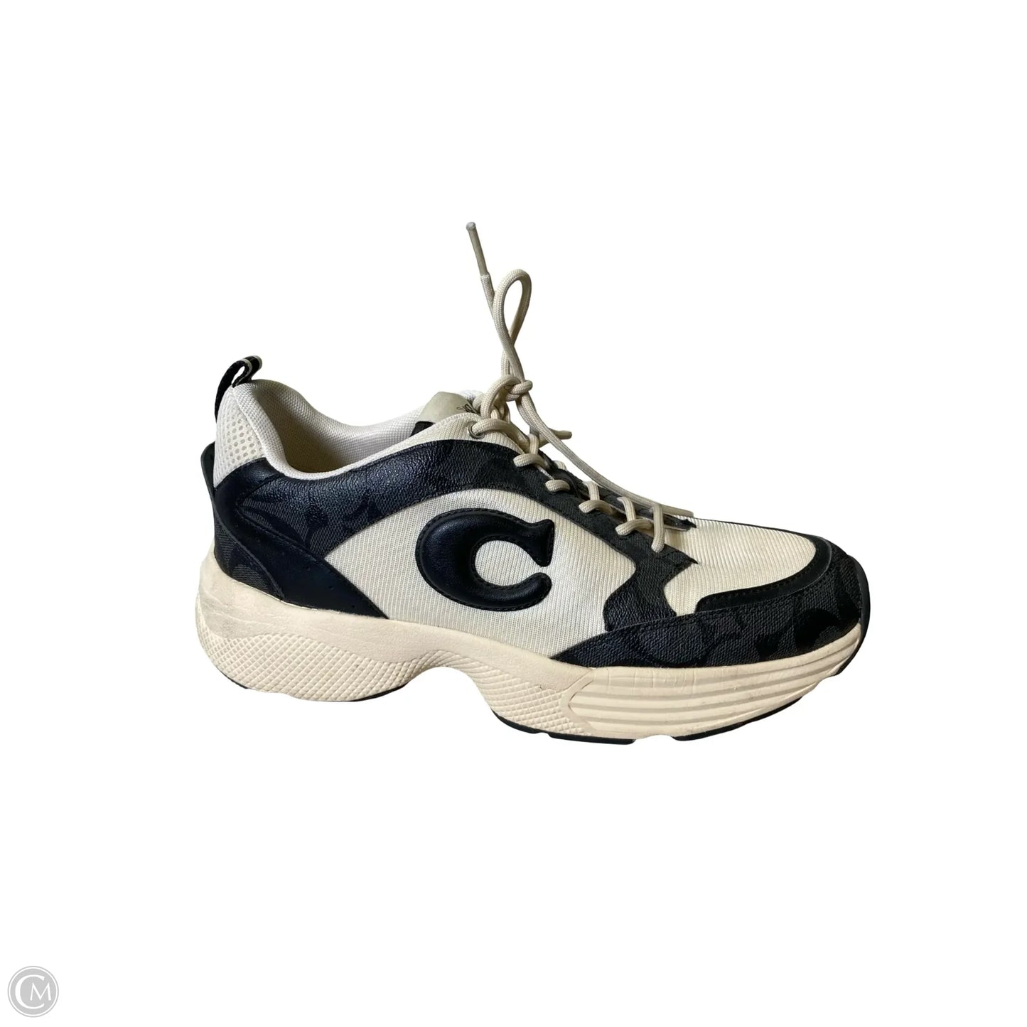 Shoes Designer By Coach In Black & Cream, Size: 10