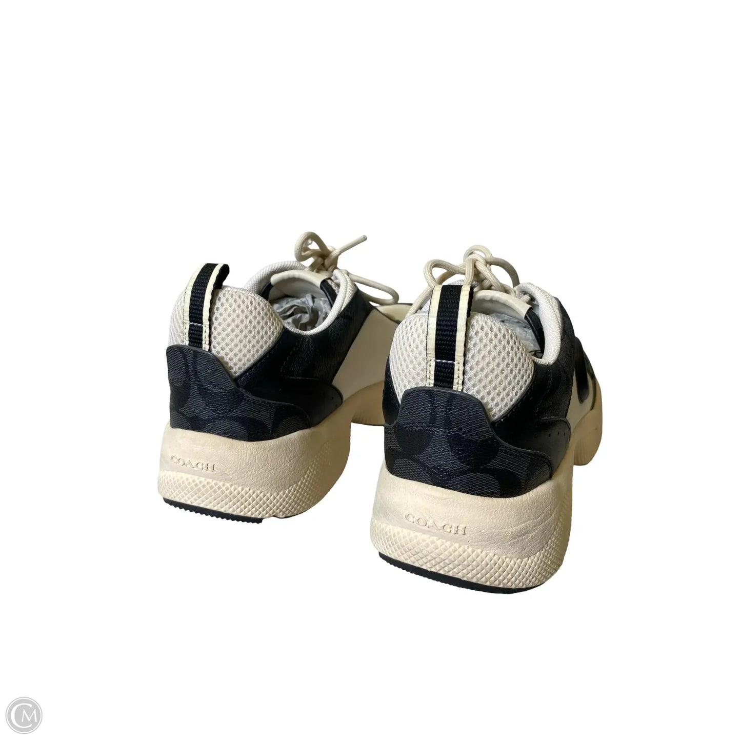 Shoes Designer By Coach In Black & Cream, Size: 10
