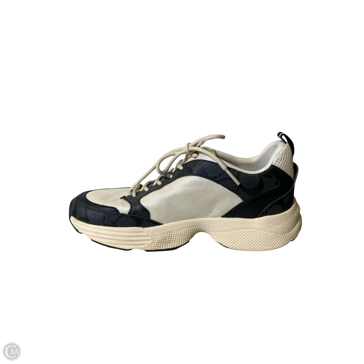 Shoes Designer By Coach In Black & Cream, Size: 10