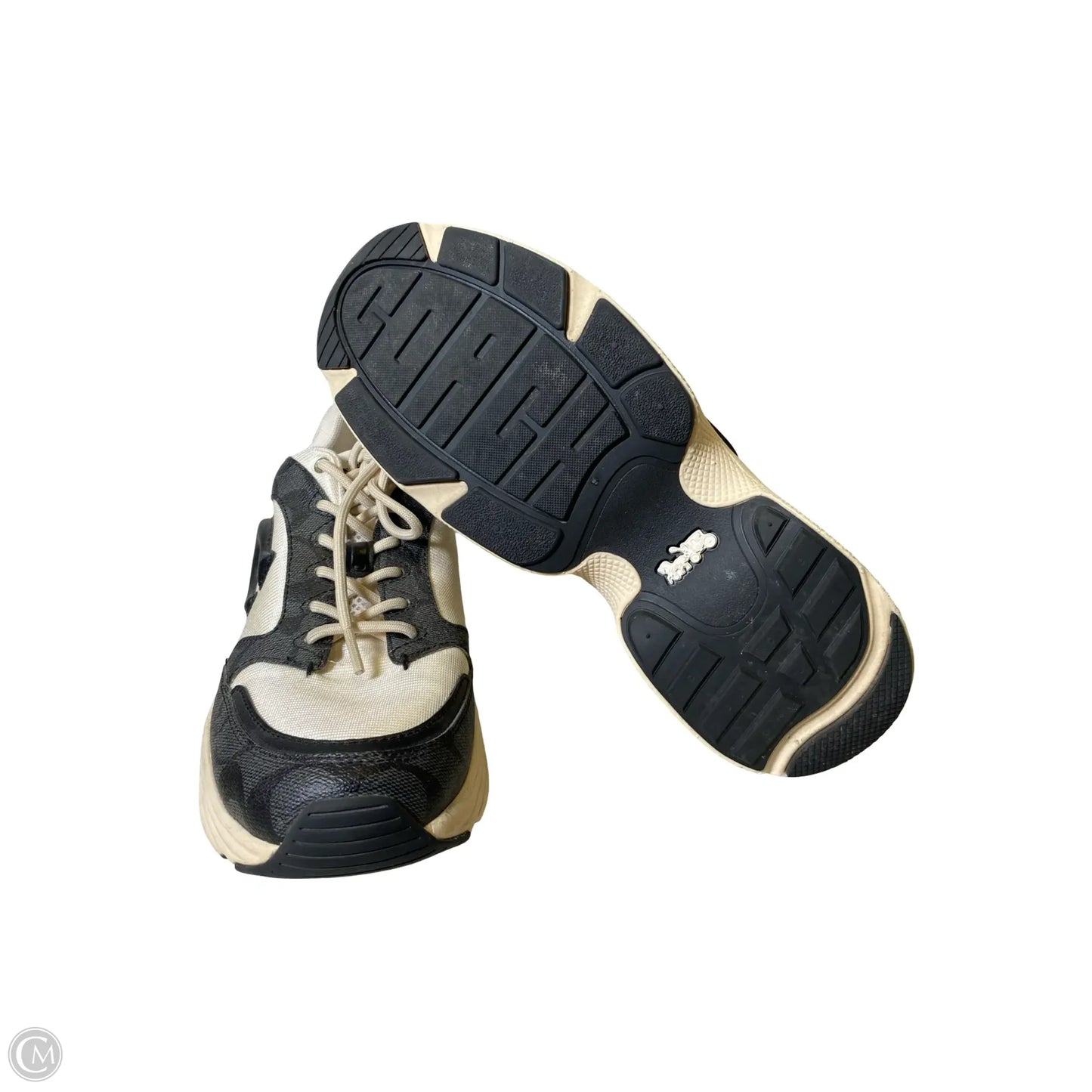 Shoes Designer By Coach In Black & Cream, Size: 10