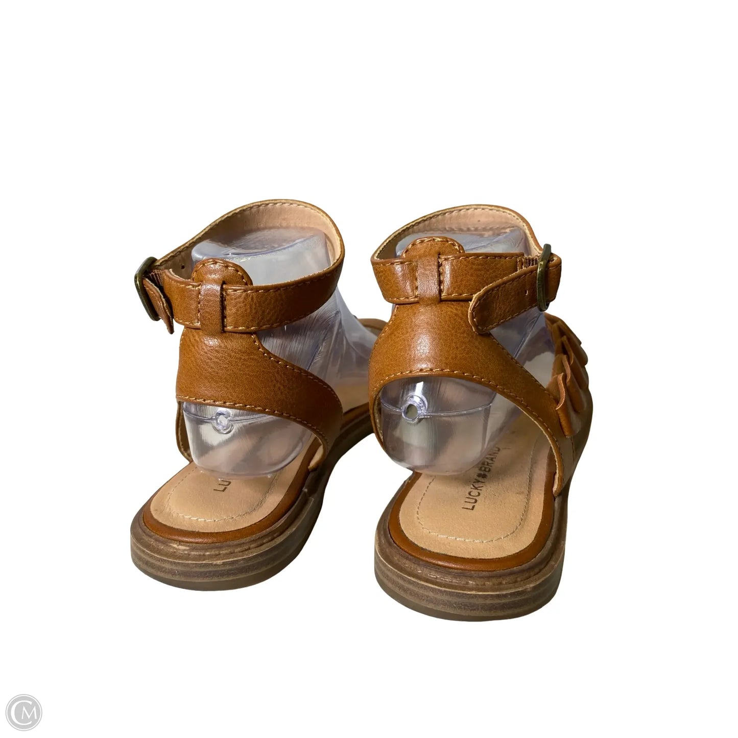 Sandals Flats By Lucky Brand In Brown, Size: 7.5