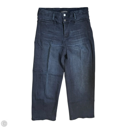 Jeans Wide Leg By Liverpool In Blue, Size: 10