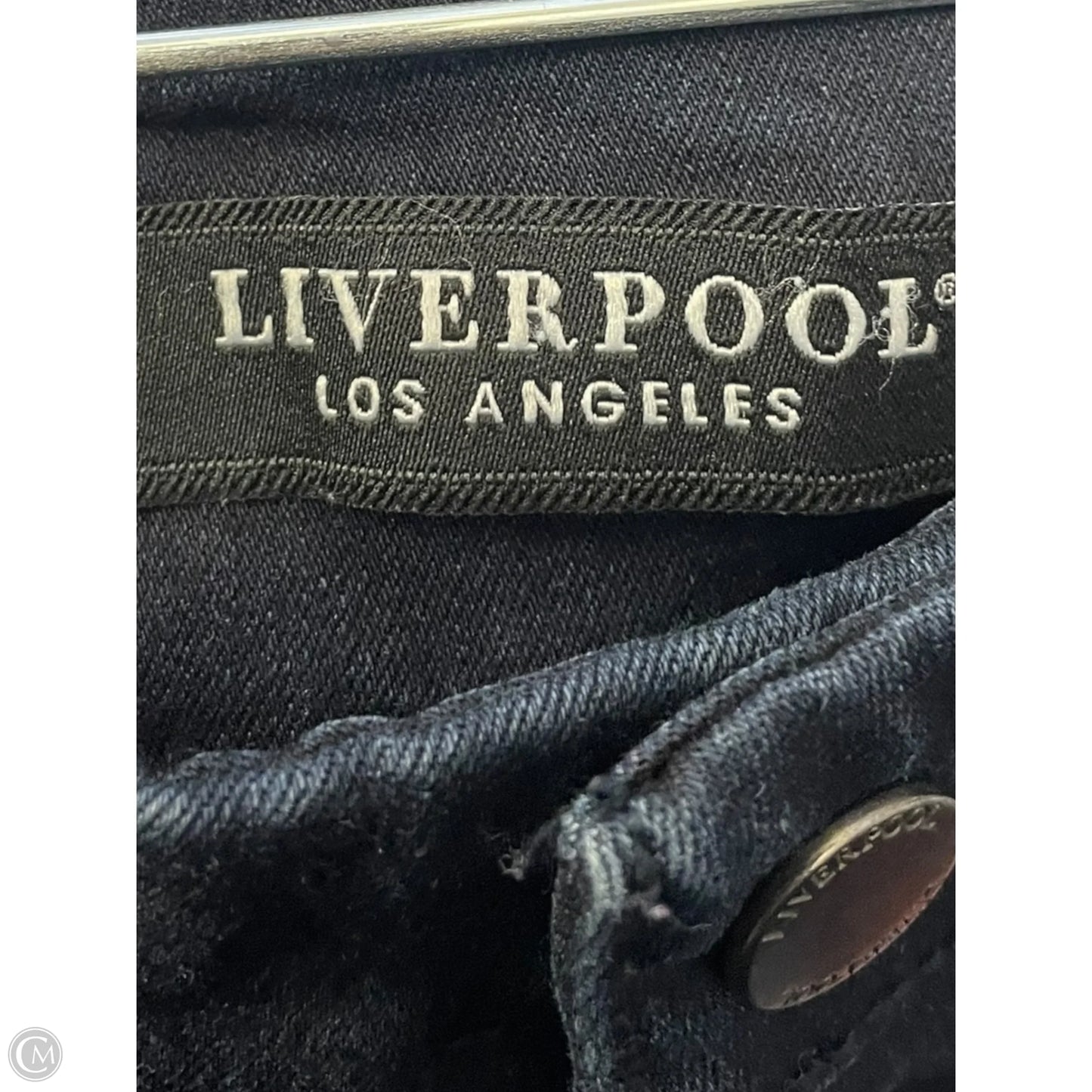 Jeans Wide Leg By Liverpool In Blue, Size: 10