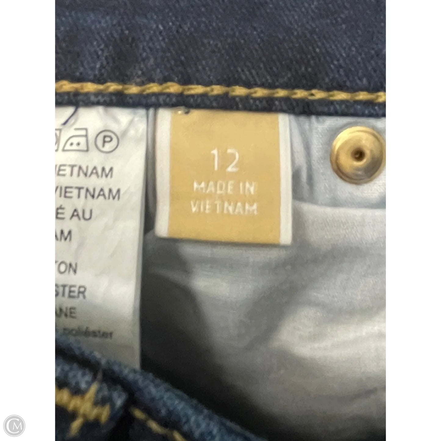 Jeans Designer By Michael Kors In Blue, Size: 12