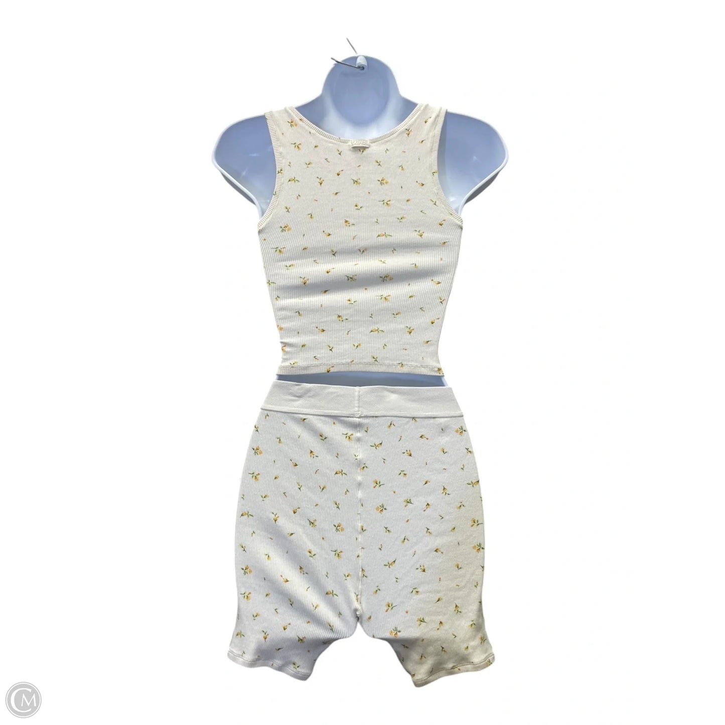Top 2pc Sleeveless By Skims In Floral Print, Size: S