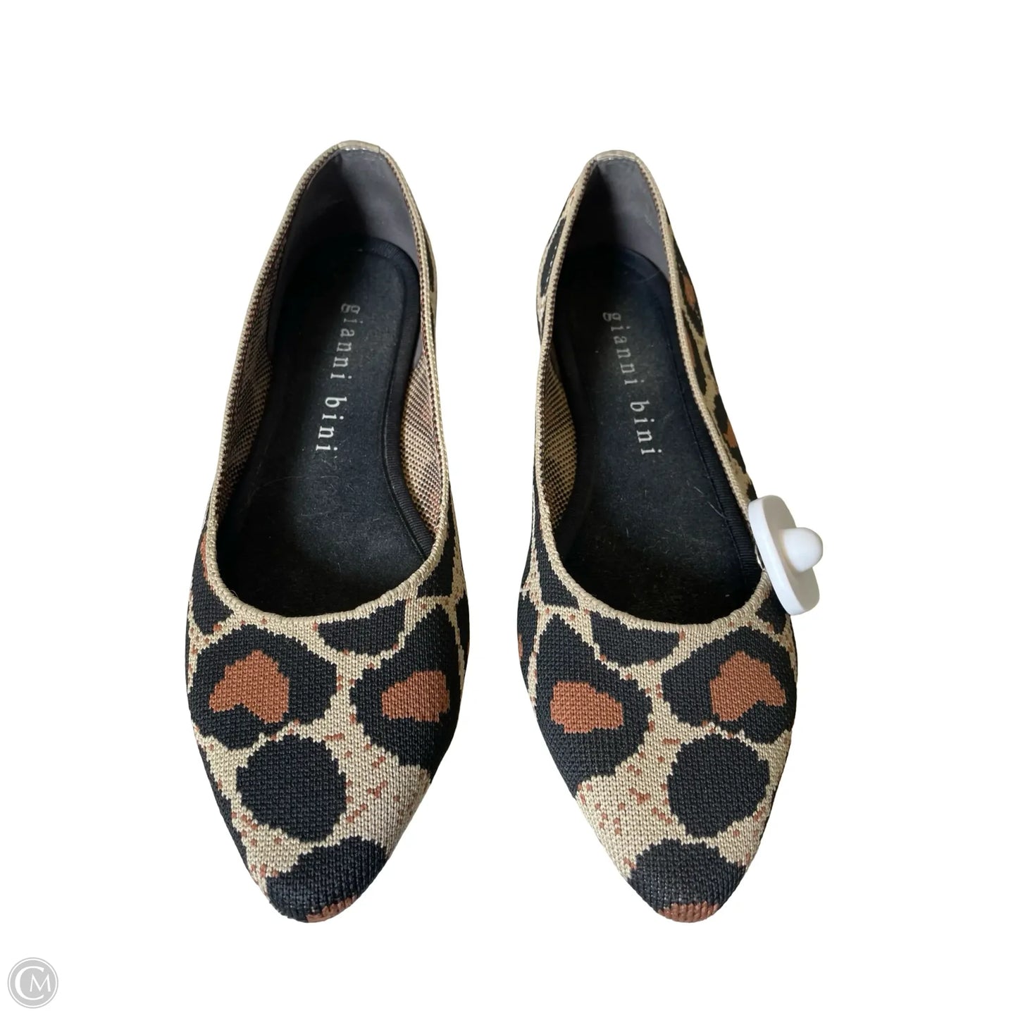 Shoes Flats By Gianni Bini In Animal Print, Size: 9