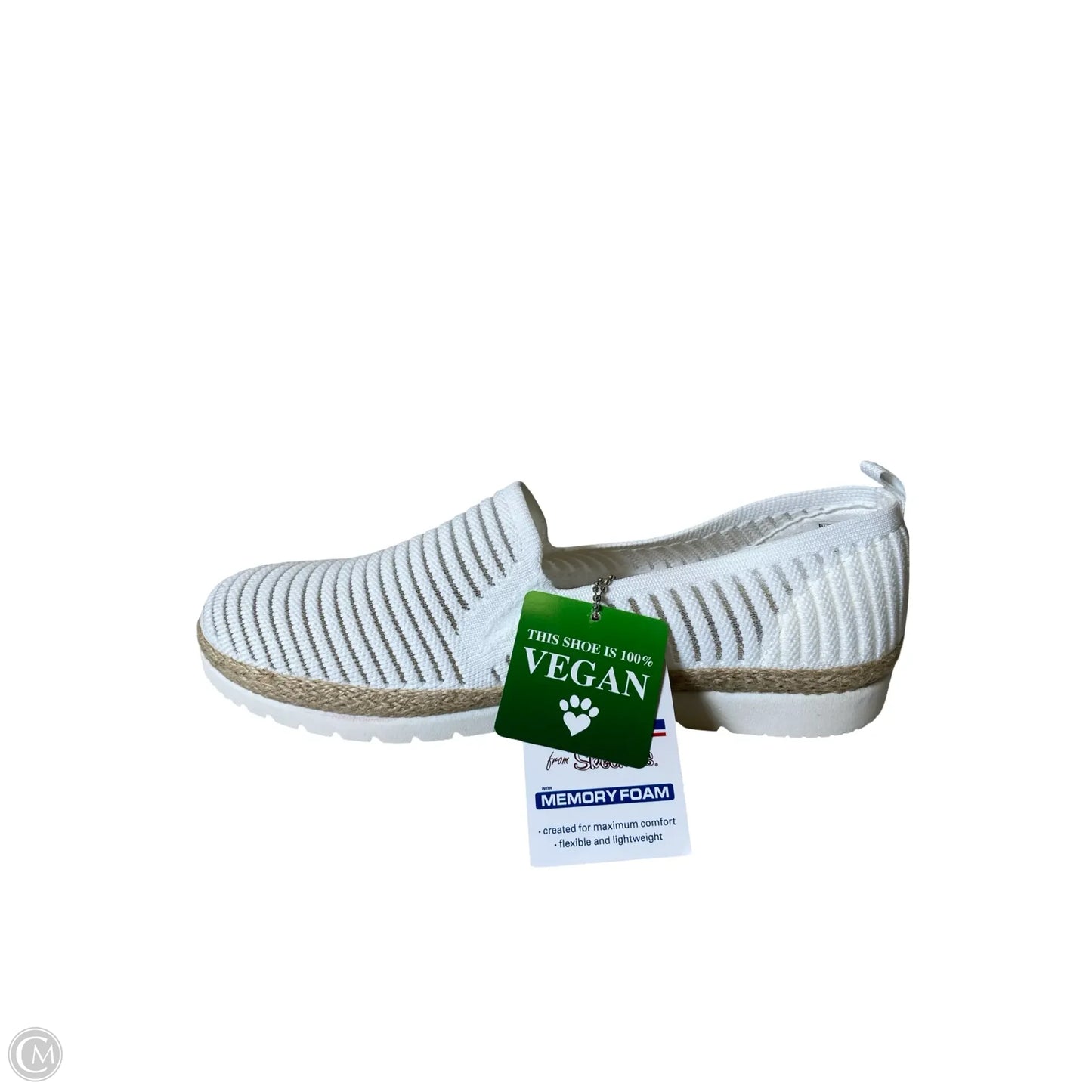 Shoes Flats By Bobs In White, Size: 9