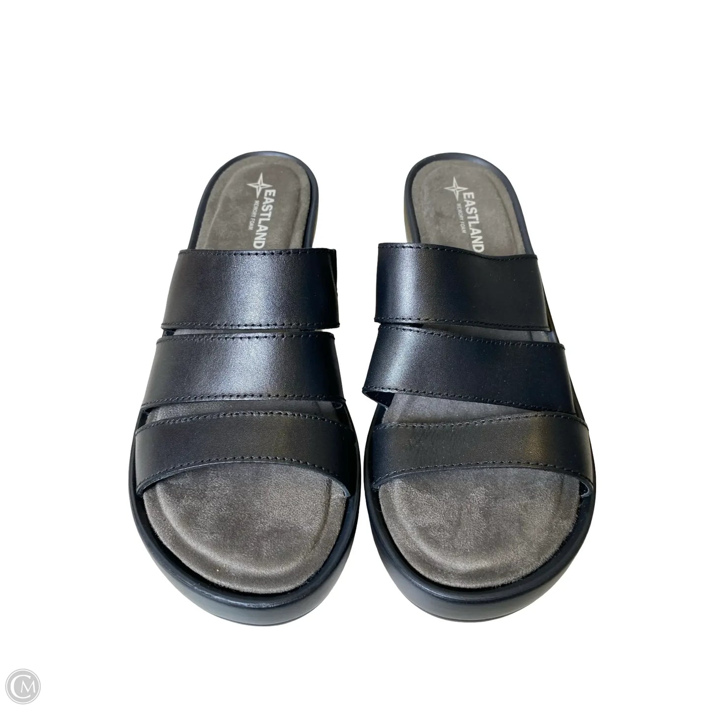 Shoes Heels Block By Eastland In Black & Grey, Size: 9
