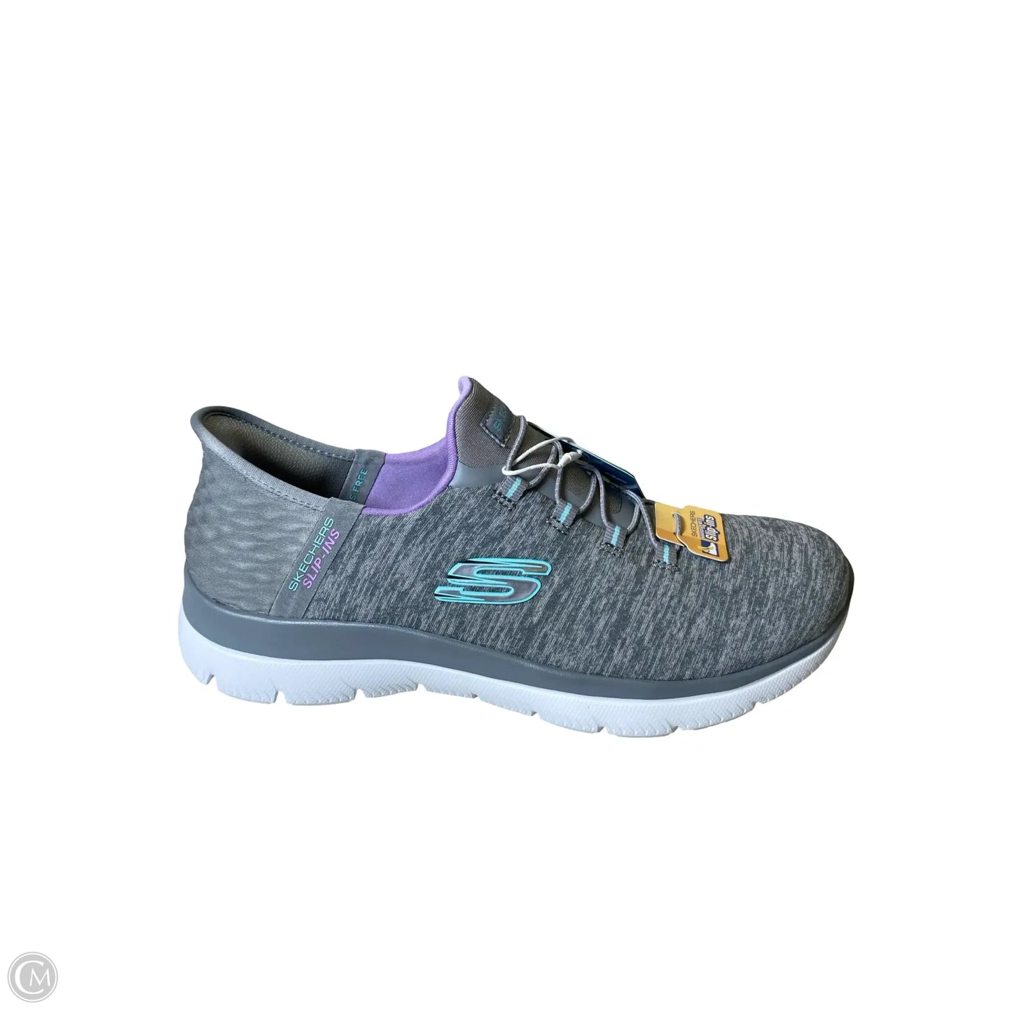 Shoes Athletic By Skechers In Grey, Size: 8.5