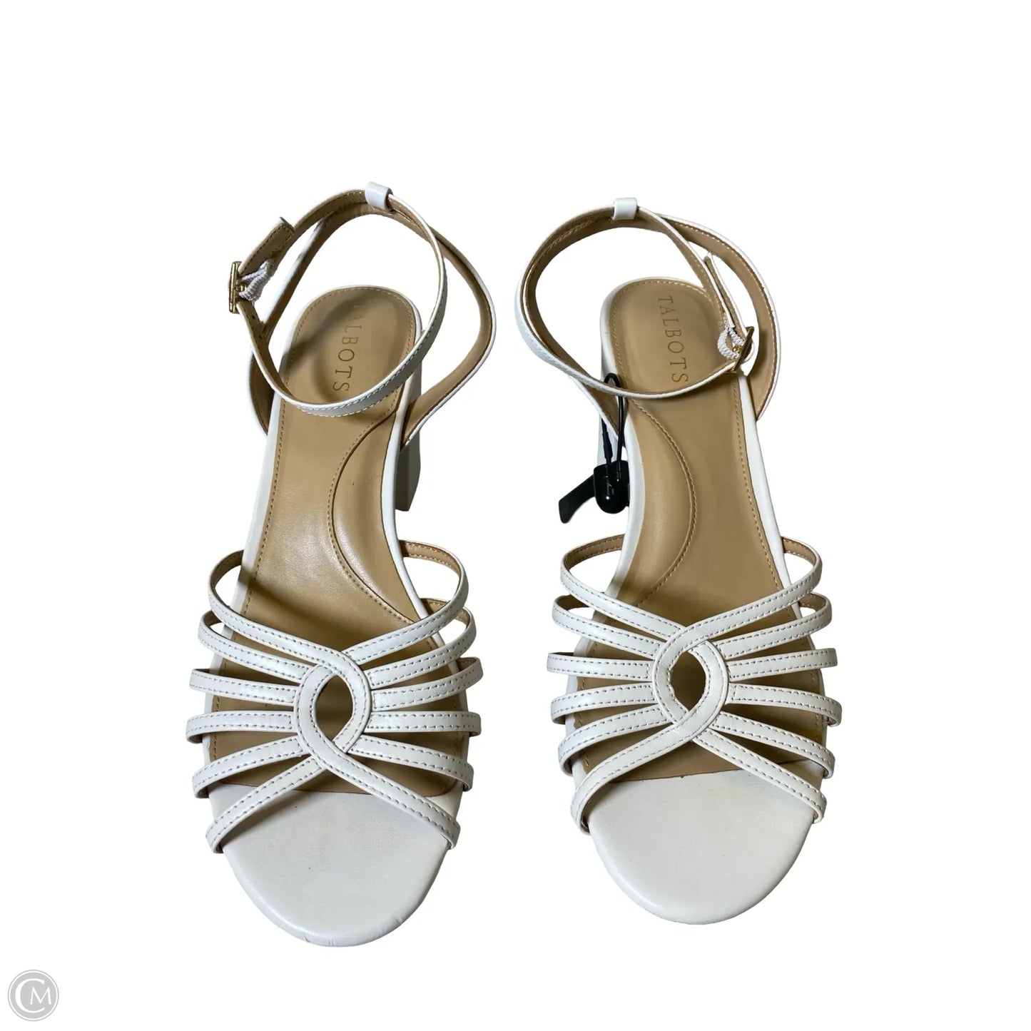 Shoes Heels Block By Talbots In White, Size: 8.5