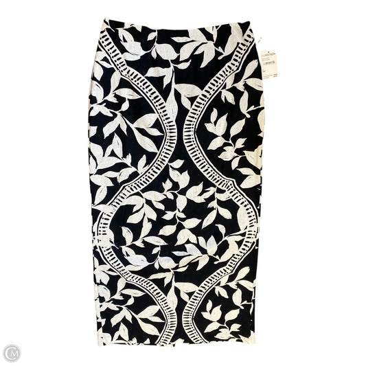 Skirt Maxi By Parker In Black & White, Size: 4