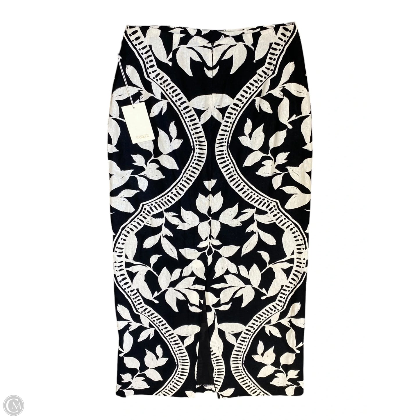 Skirt Maxi By Parker In Black & White, Size: 4