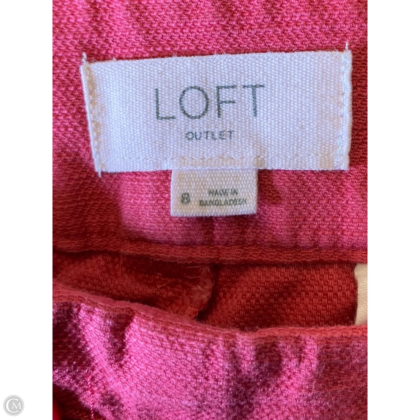 Shorts By Loft In Pink, Size: 8