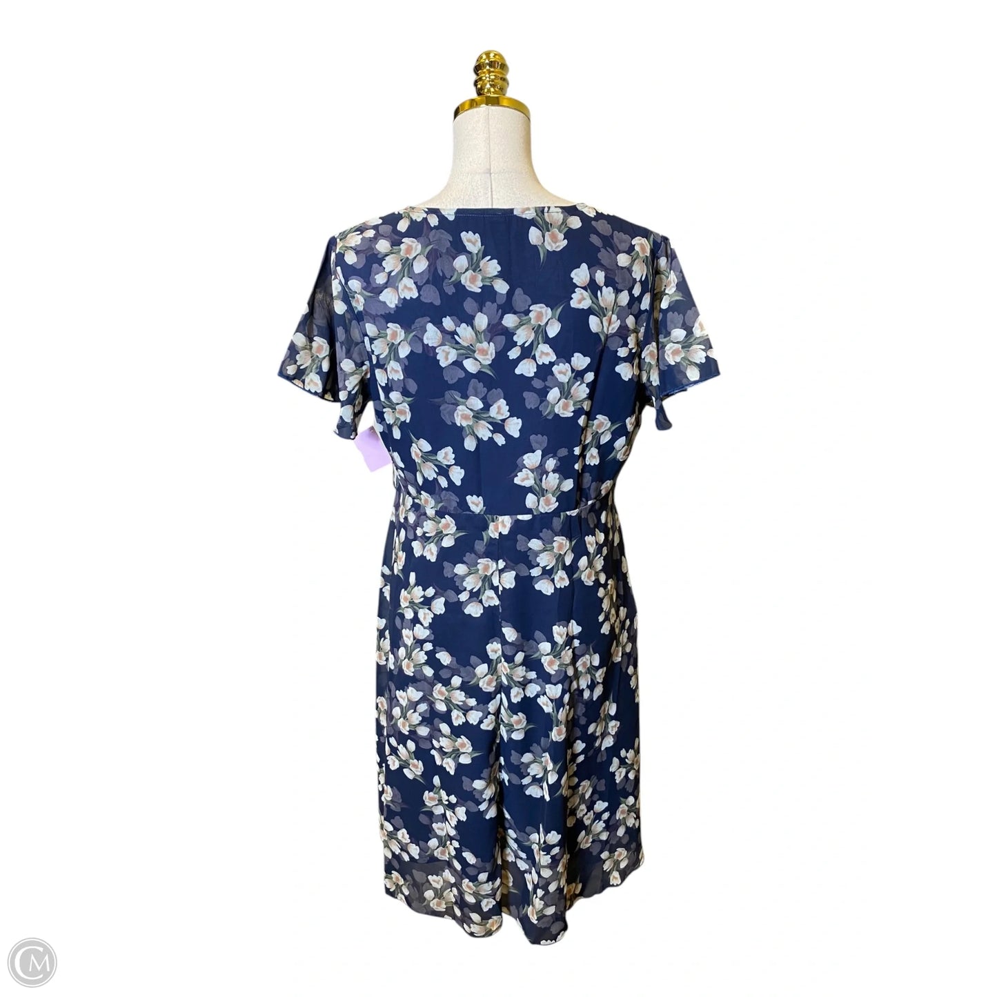 Dress Casual Midi By Clothes Mentor In Floral Print, Size: M