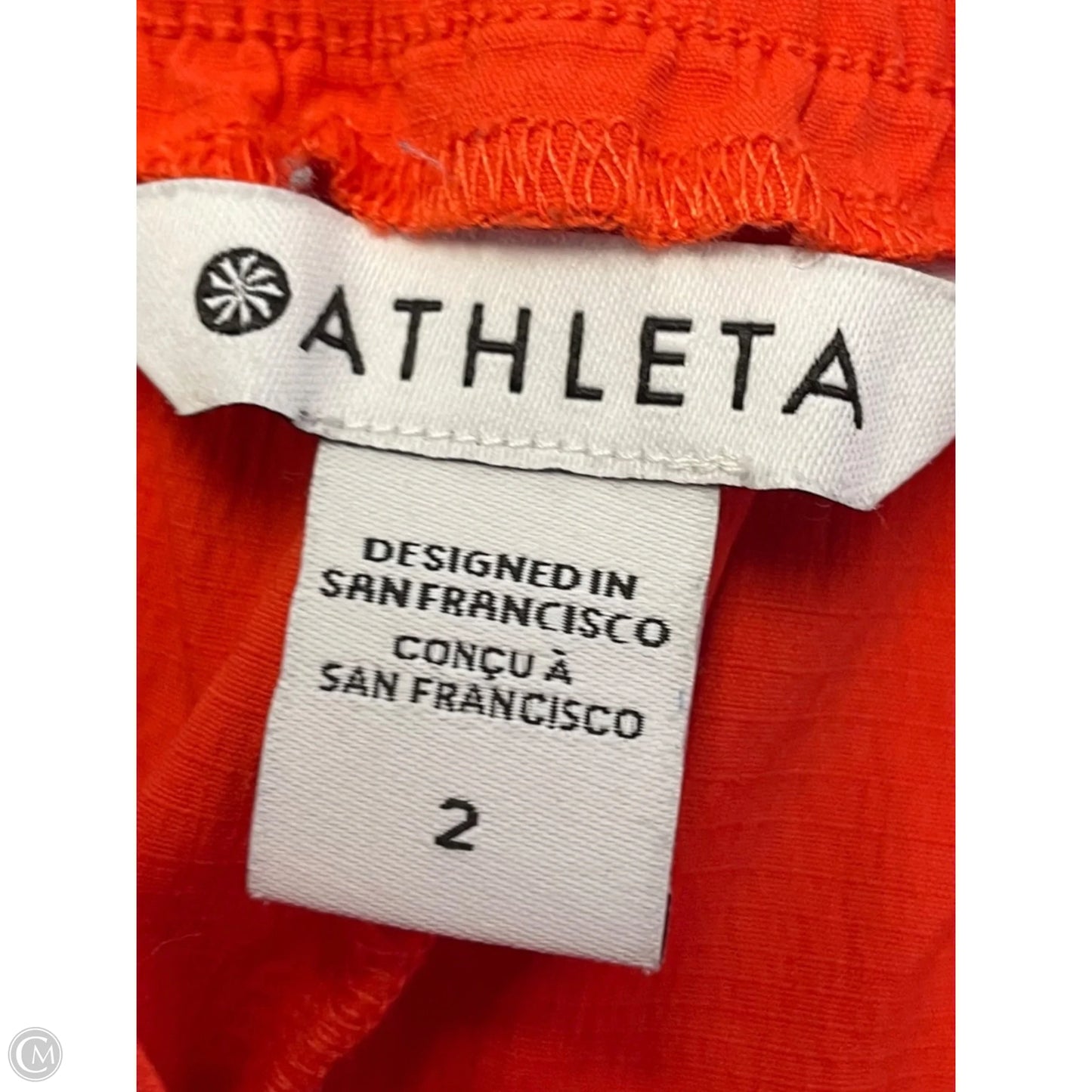 Athletic Pants By Athleta In Orange, Size: 2