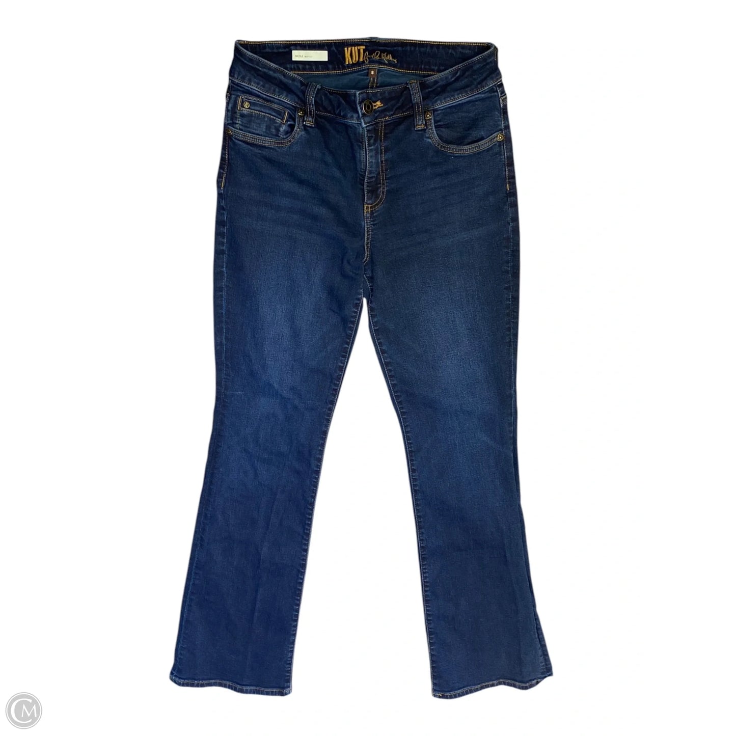 Jeans Boot Cut By Kut In Blue, Size: 8
