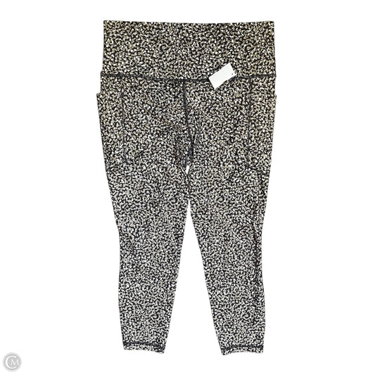 Athletic Leggings By Athleta In Multi-colored, Size: L