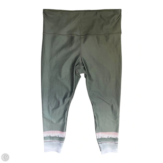 Athletic Leggings By Athleta In Multi-colored, Size: L
