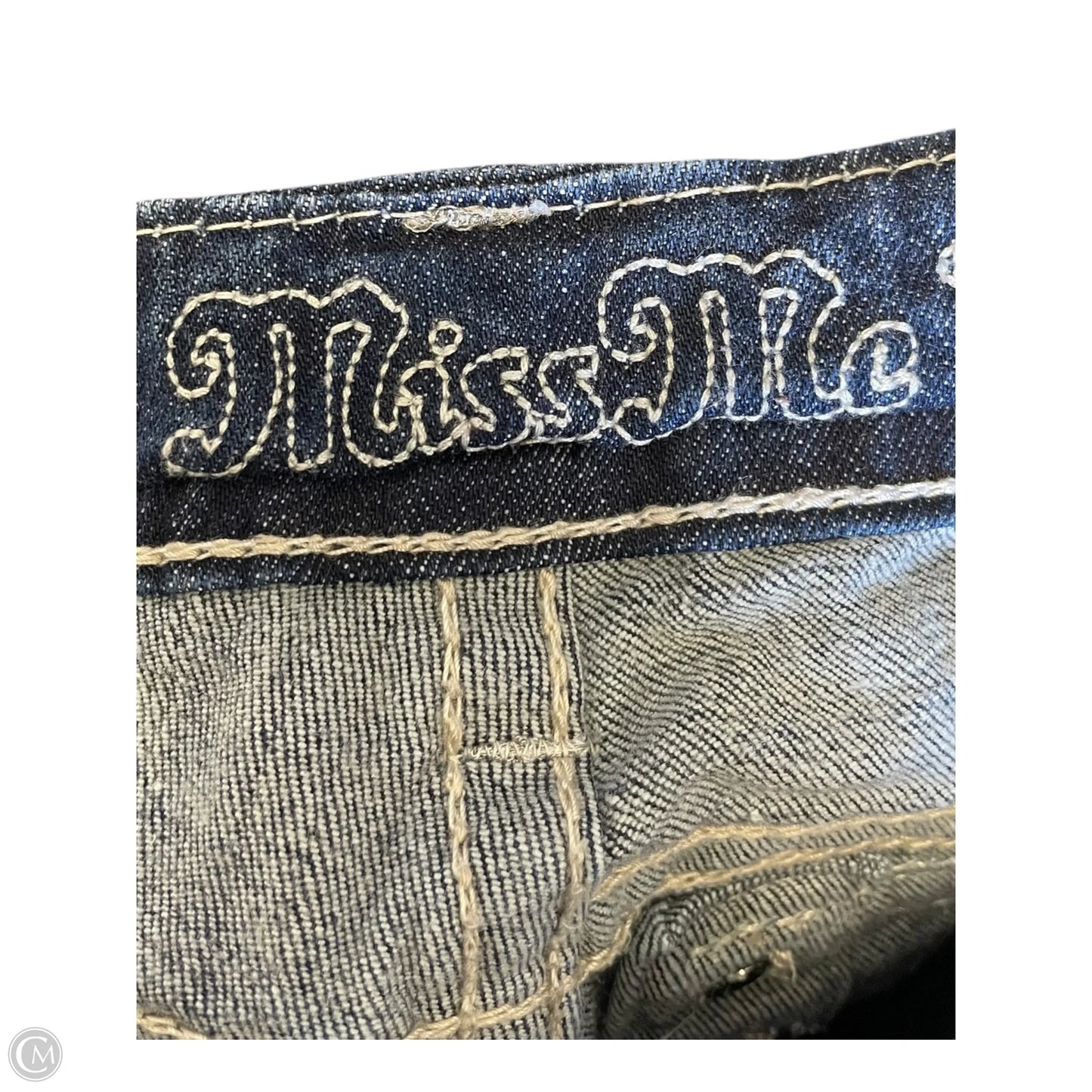 Jeans Skinny By Miss Me In Blue, Size: 6