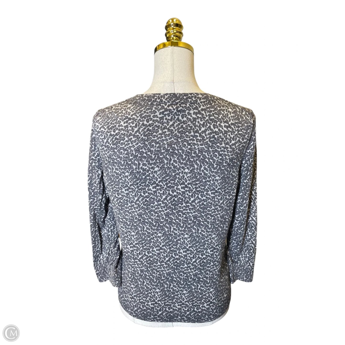 Cardigan By Talbots In Animal Print, Size: M