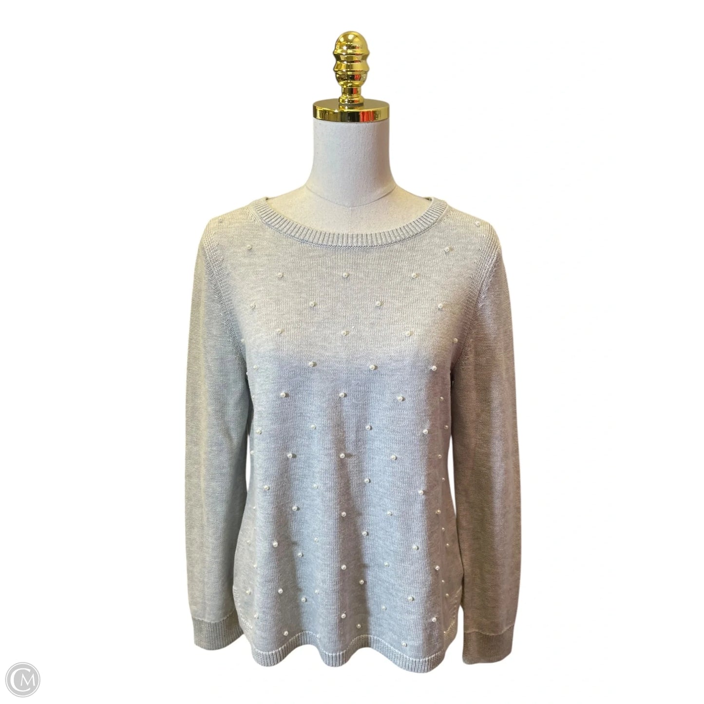 Sweater By Talbots In Grey, Size: S