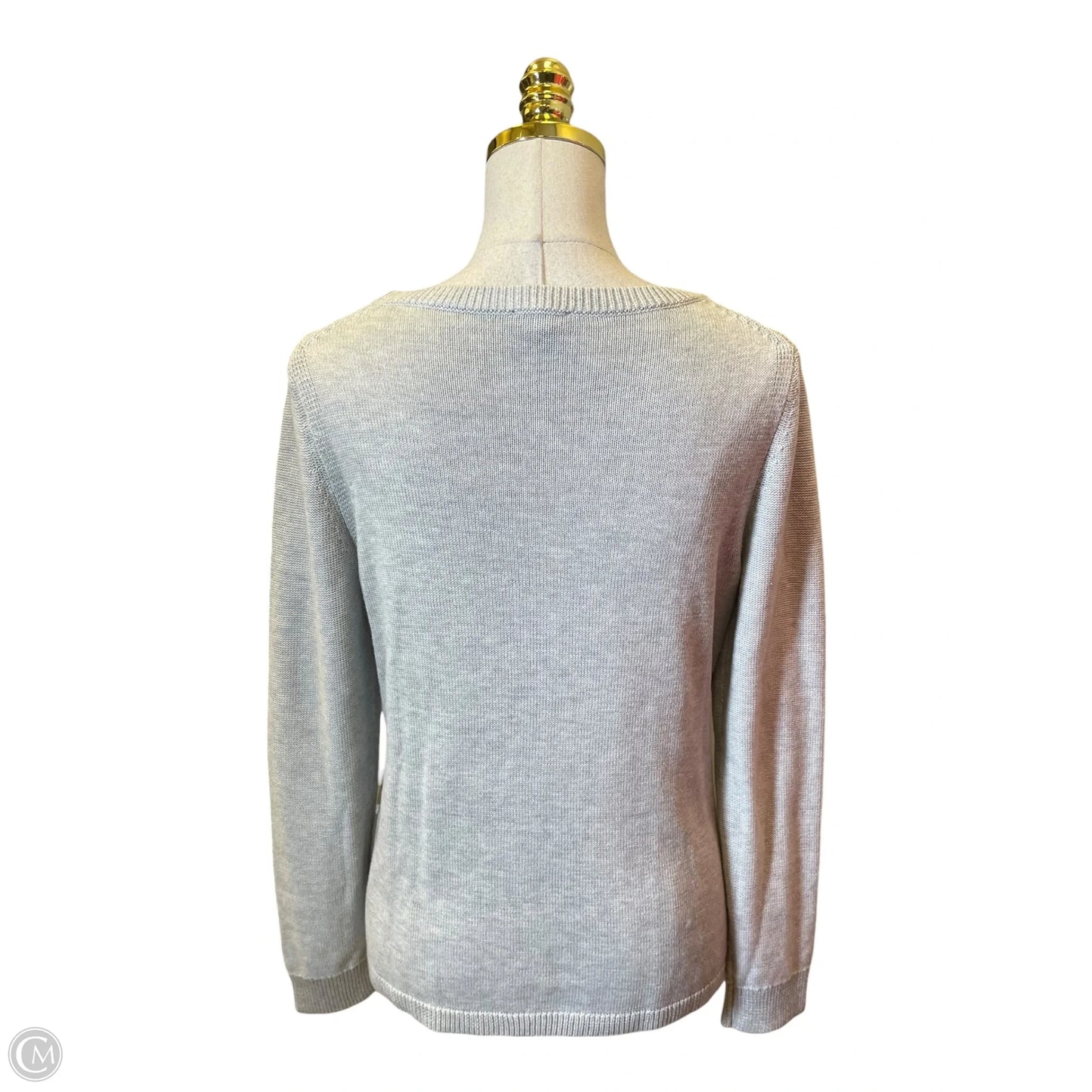Sweater By Talbots In Grey, Size: S