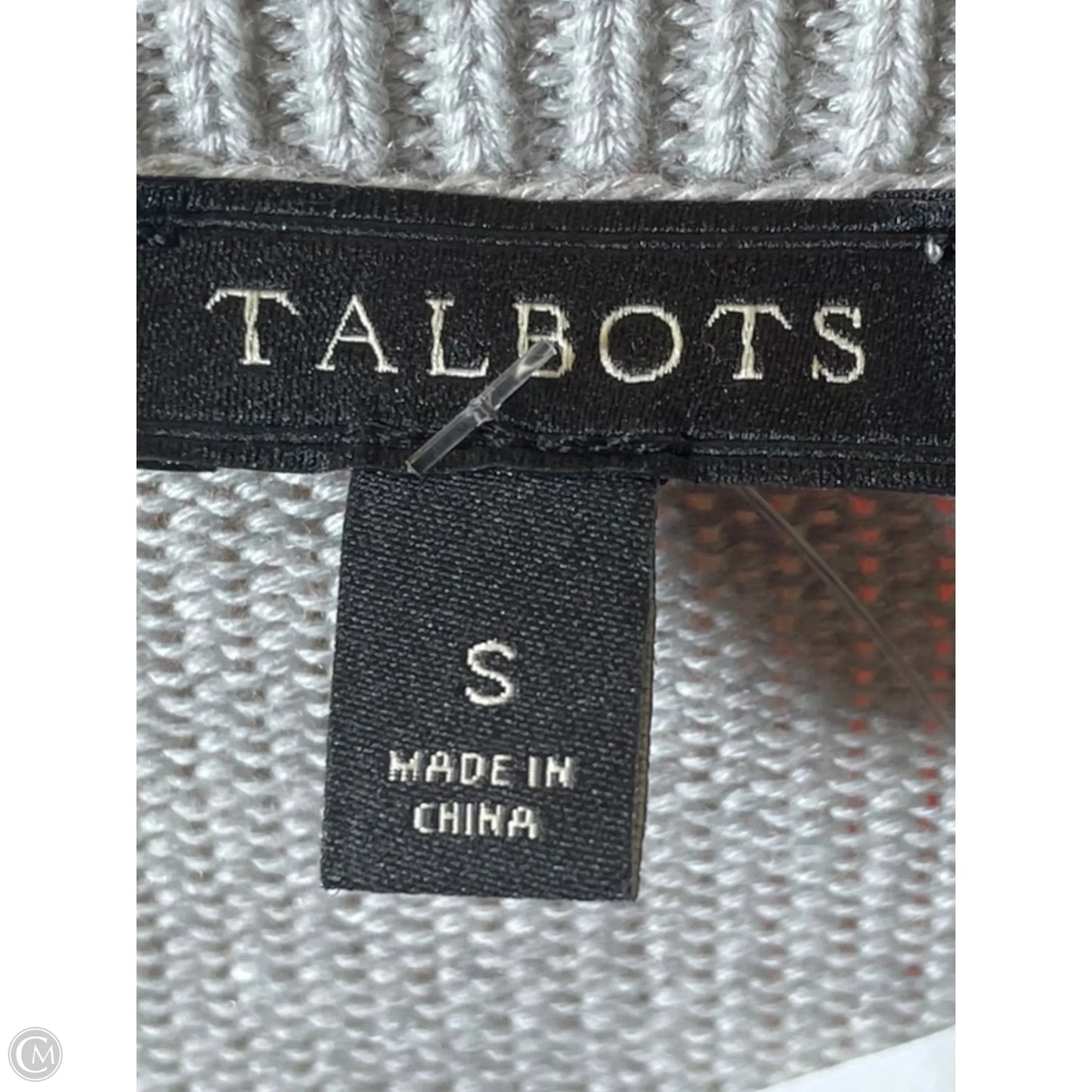 Sweater By Talbots In Grey, Size: S