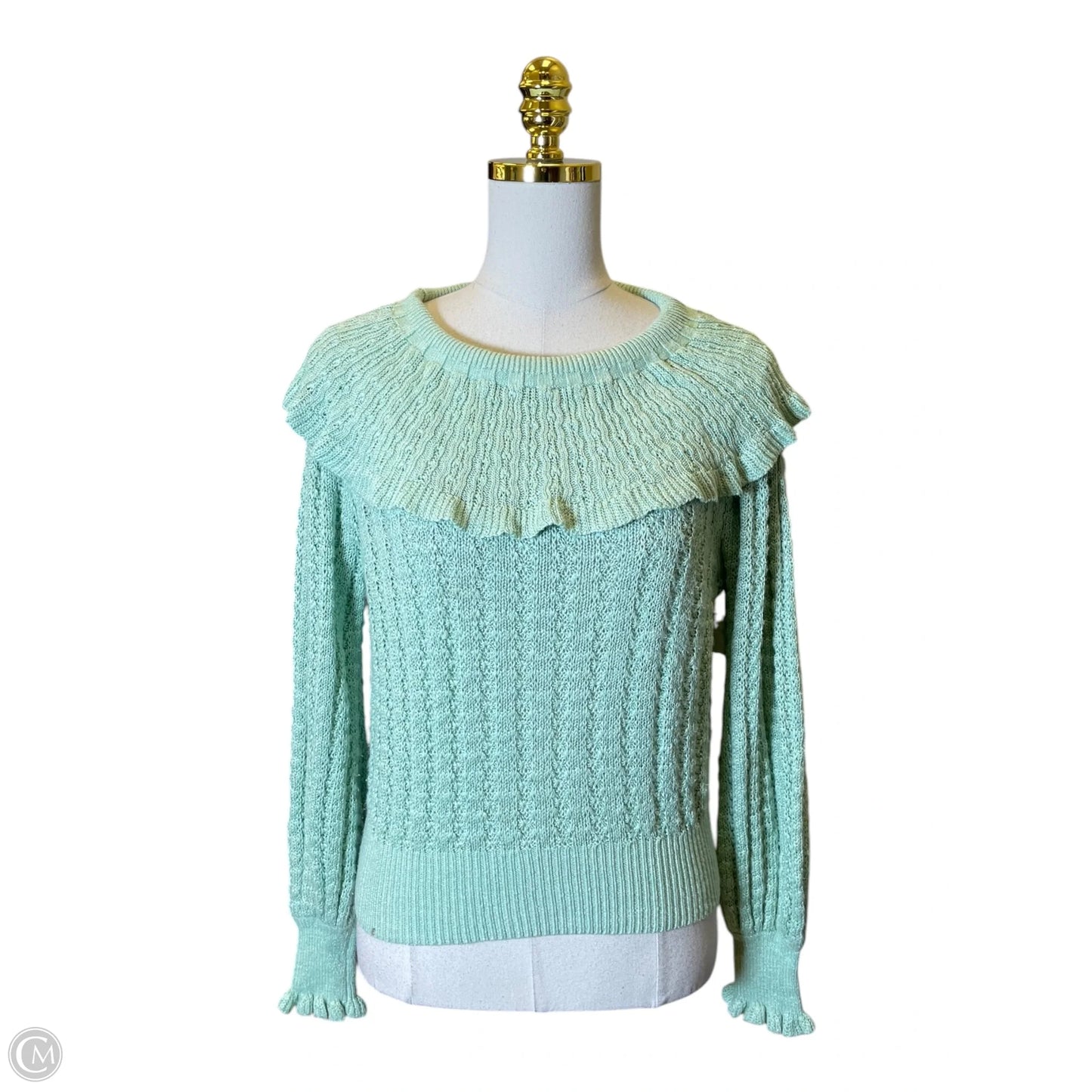 Sweater By Free People In Green, Size: S