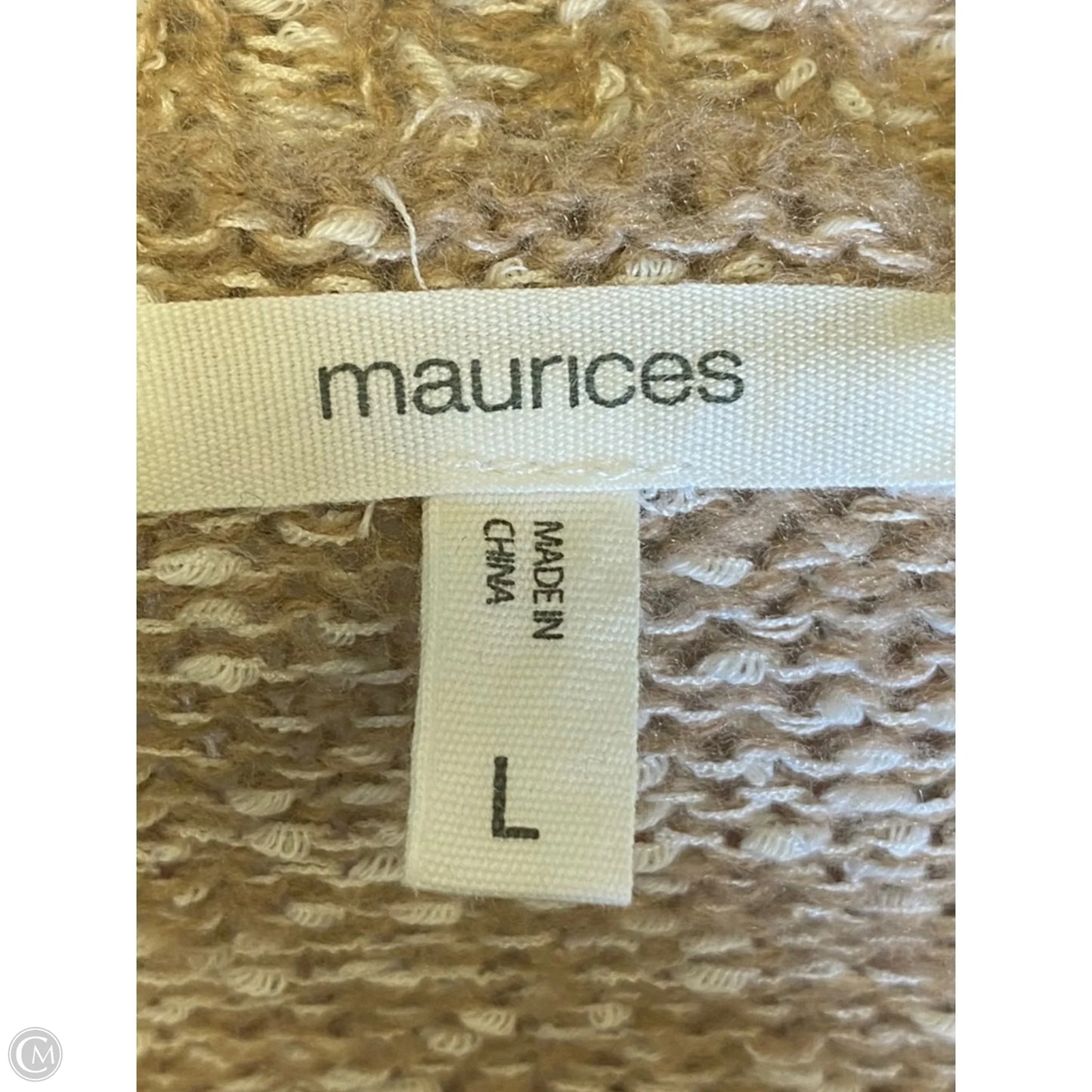 Sweater By Maurices In Brown, Size: L