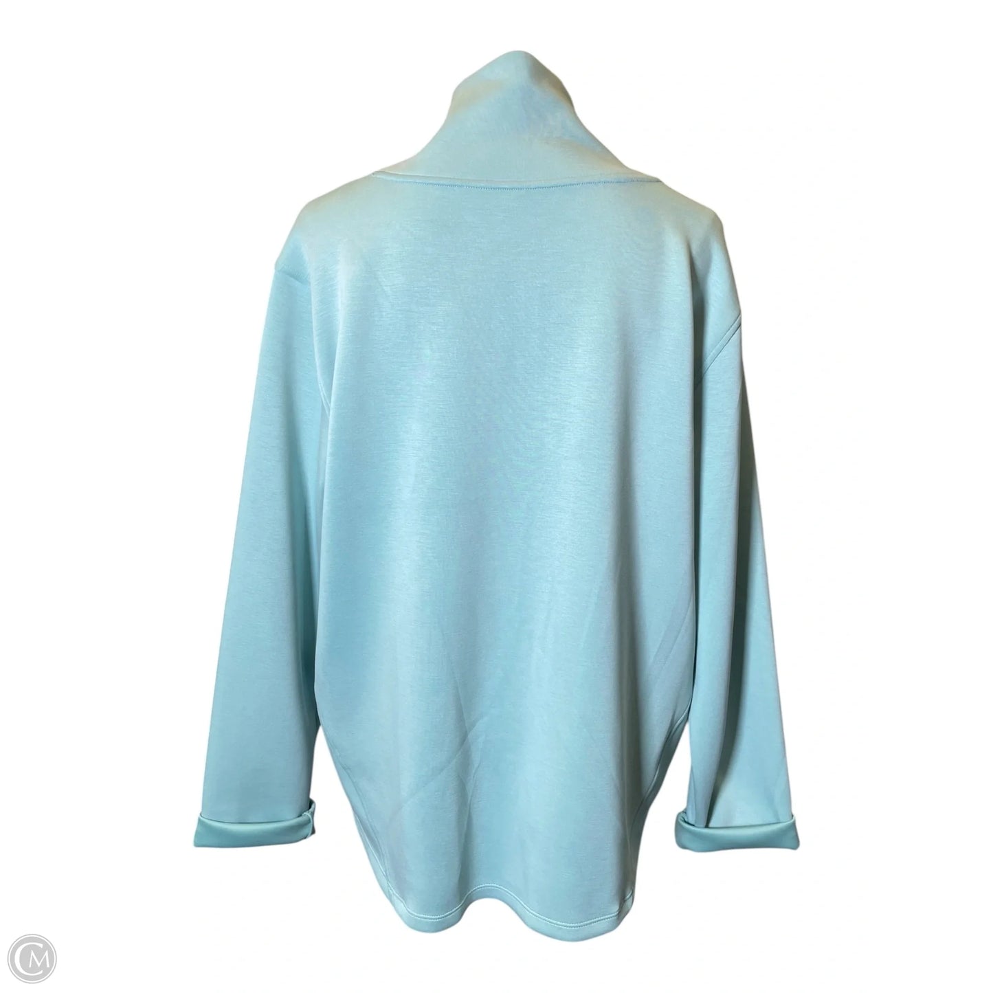 Sweater By Stylus In Aqua, Size: L