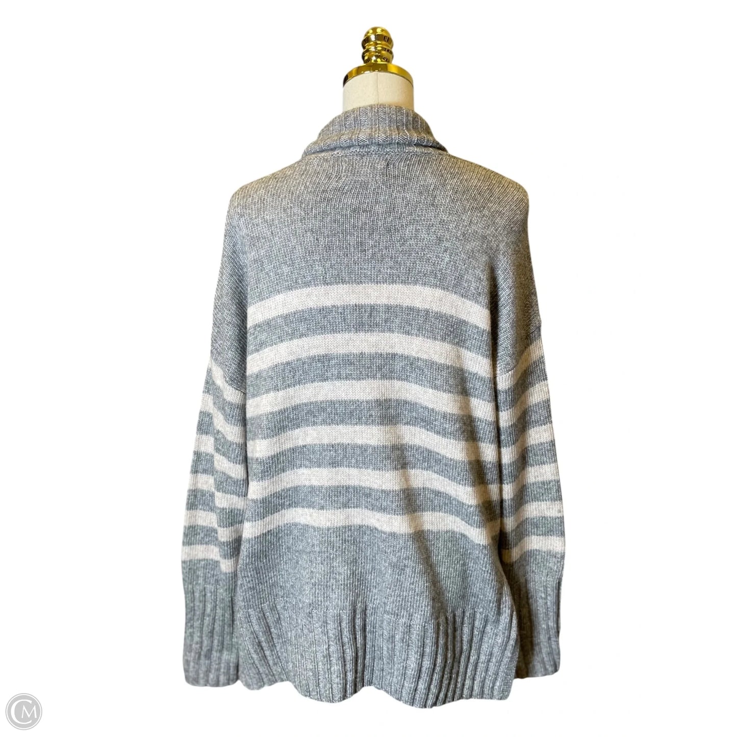 Sweater By Sonoma In Grey & Pink, Size: M