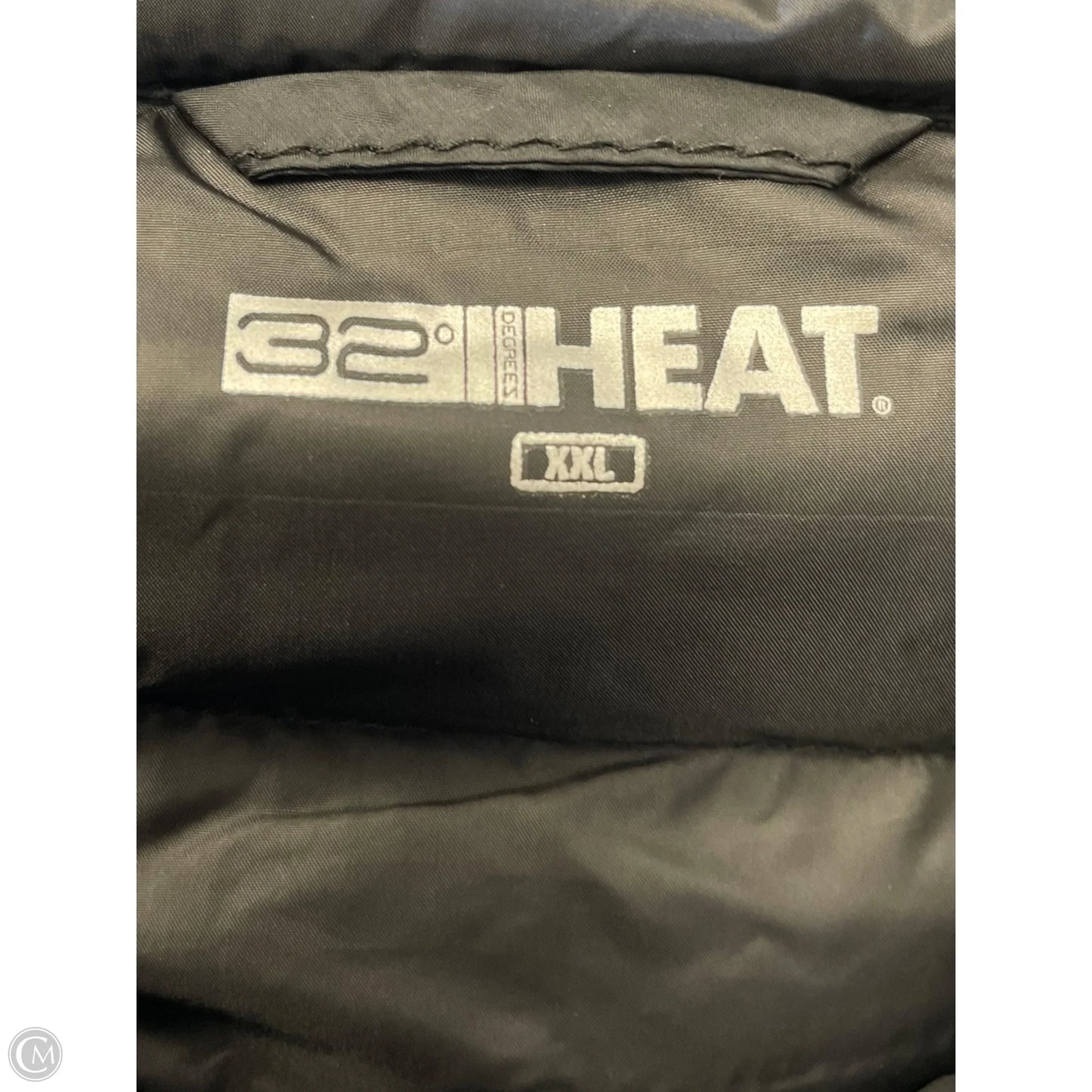 Jacket Puffer & Quilted By 32 Degrees In Black, Size: 2x