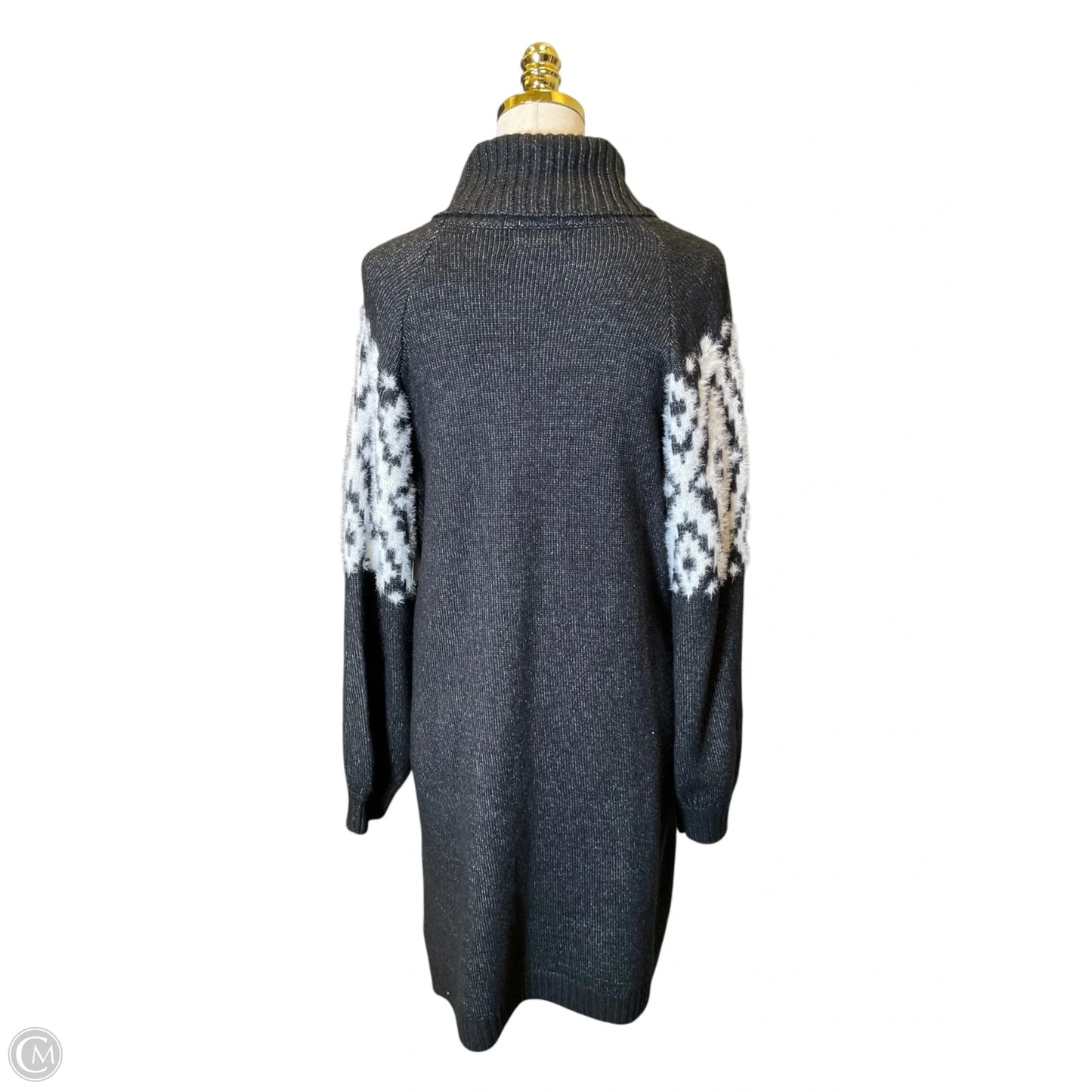 Dress Sweater By Maurices In Black & White, Size: 2x