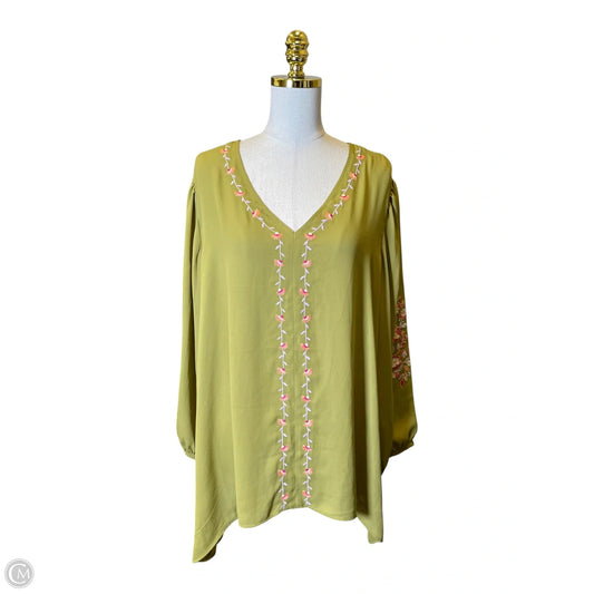 Blouse Long Sleeve By The Pioneer Woman In Multi-colored, Size: 1x