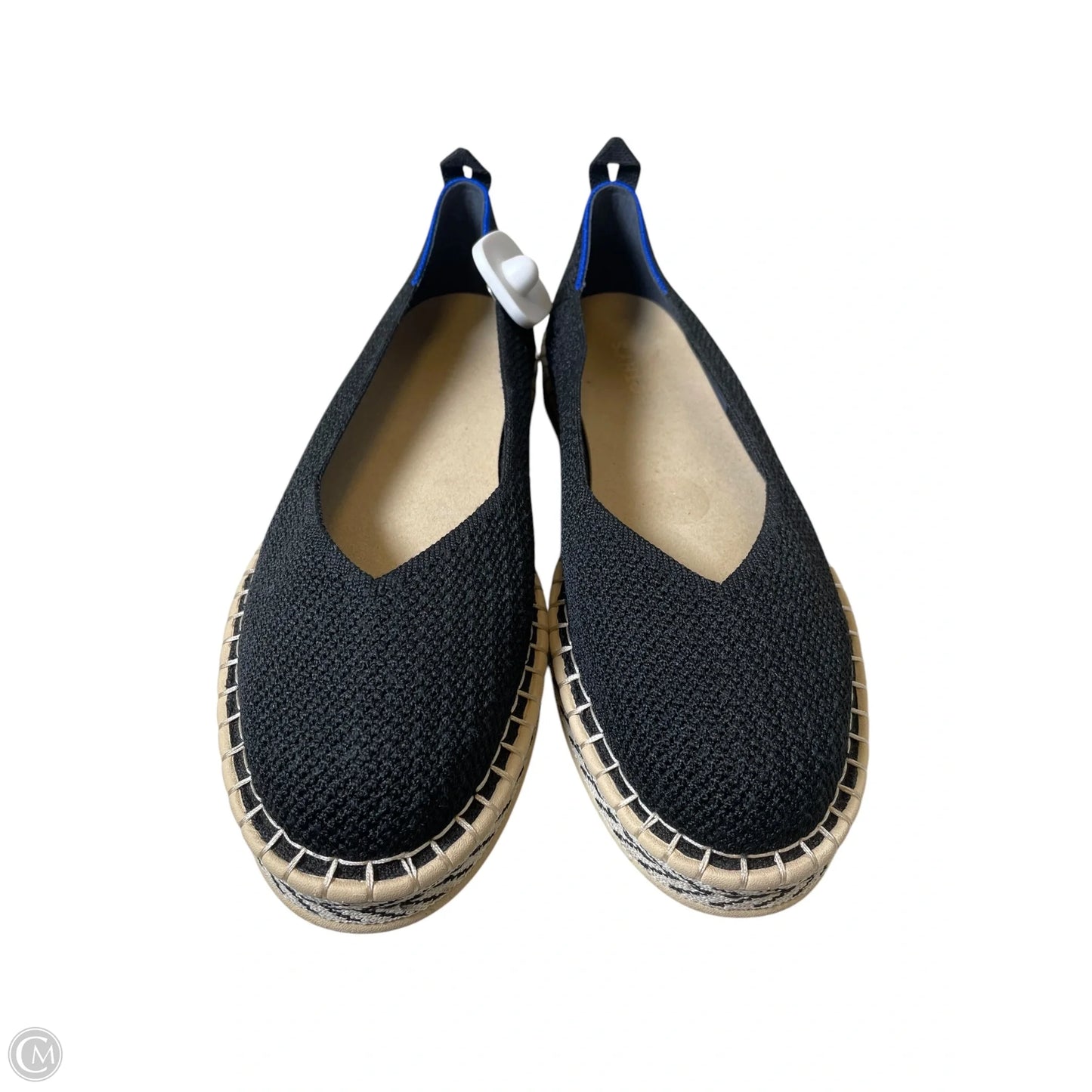 Sandals Flats By Rothys In Black & Tan, Size: 11