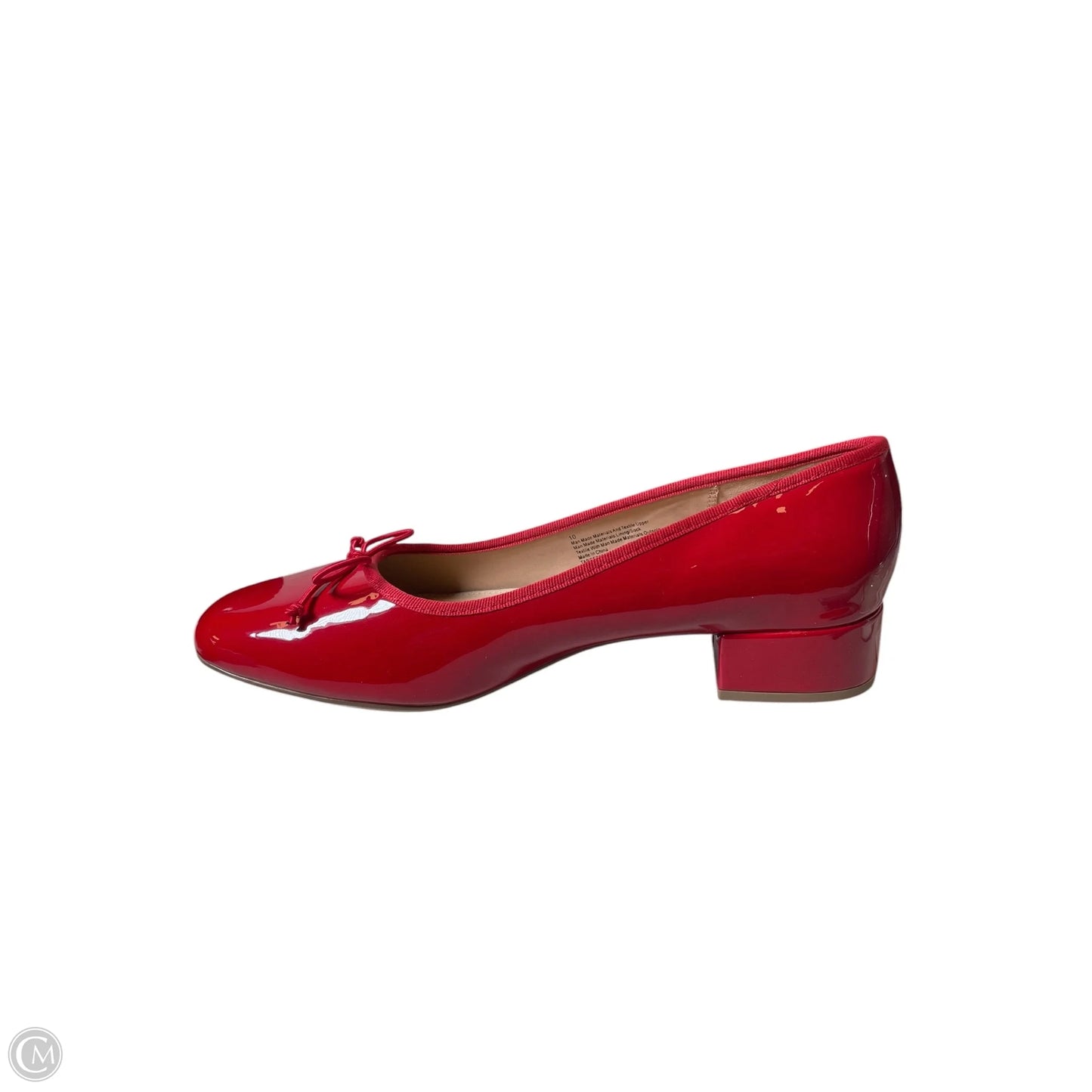 Shoes Heels Block By A New Day In Red, Size: 10