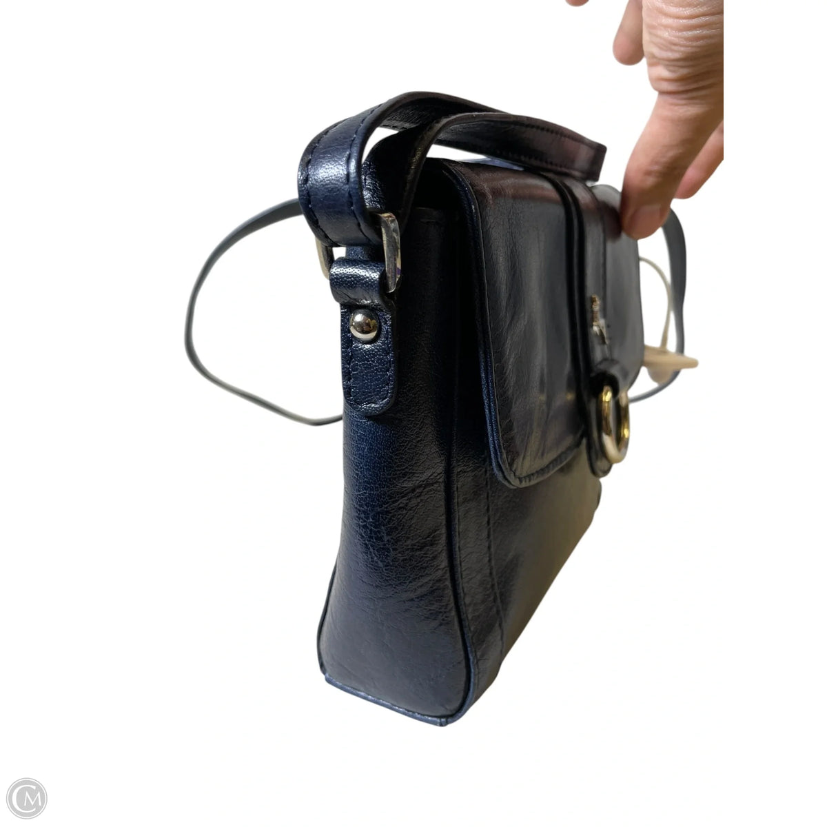 Crossbody Leather By Clothes Mentor, Size: Small
