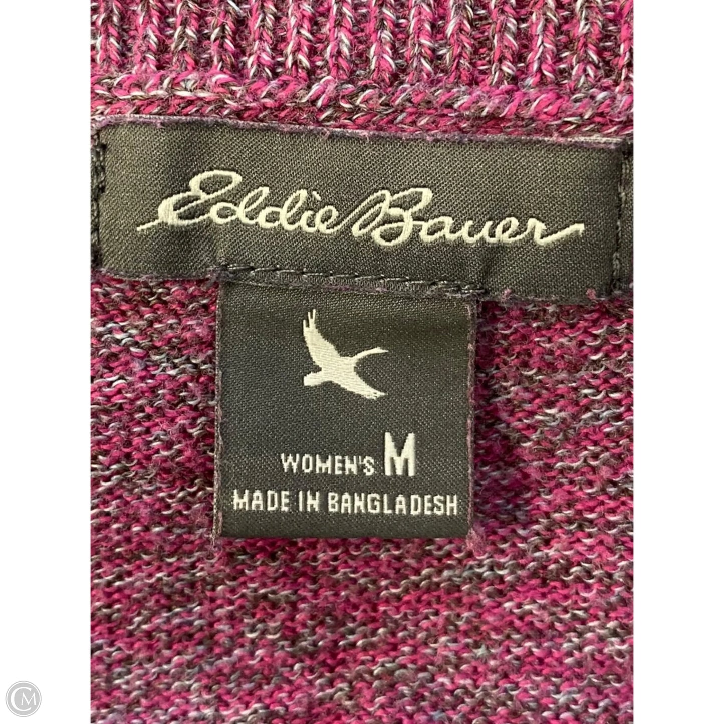 Sweater By Eddie Bauer In Pink, Size: M