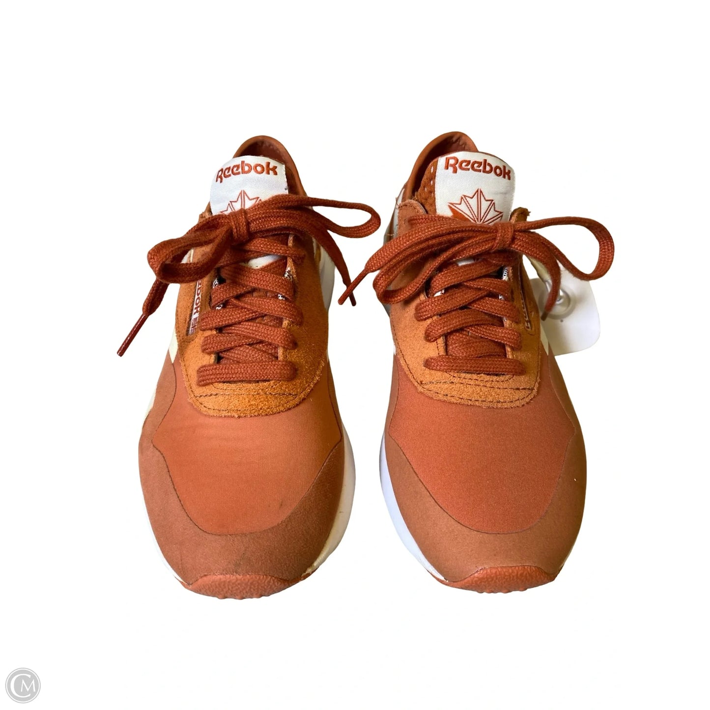 Shoes Athletic By Reebok In Cream & Orange, Size: 6