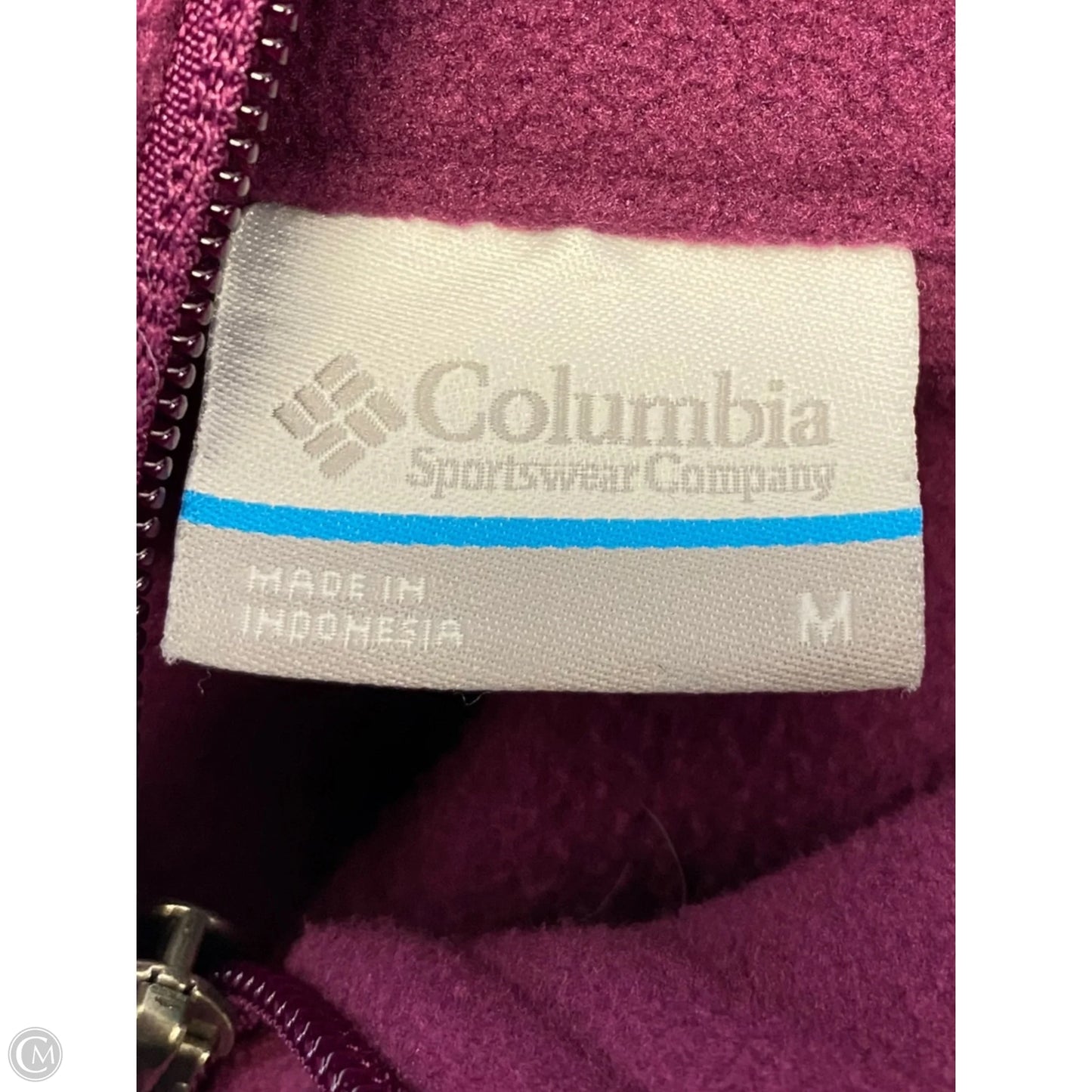 Jacket Fleece By Columbia In Purple, Size: M