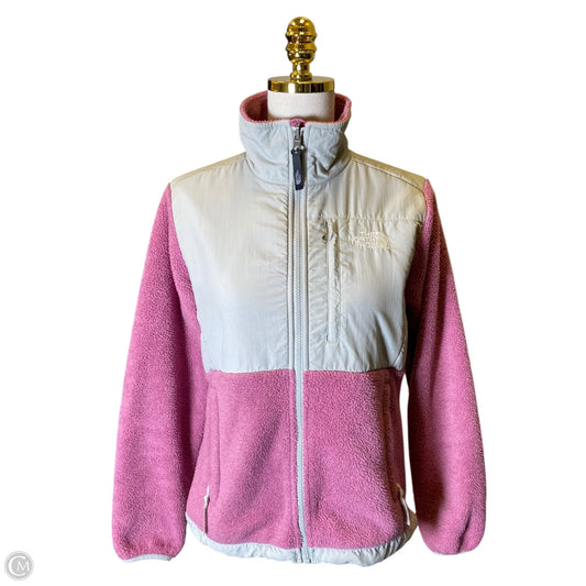 Jacket Fleece By The North Face In Grey & Pink, Size: S