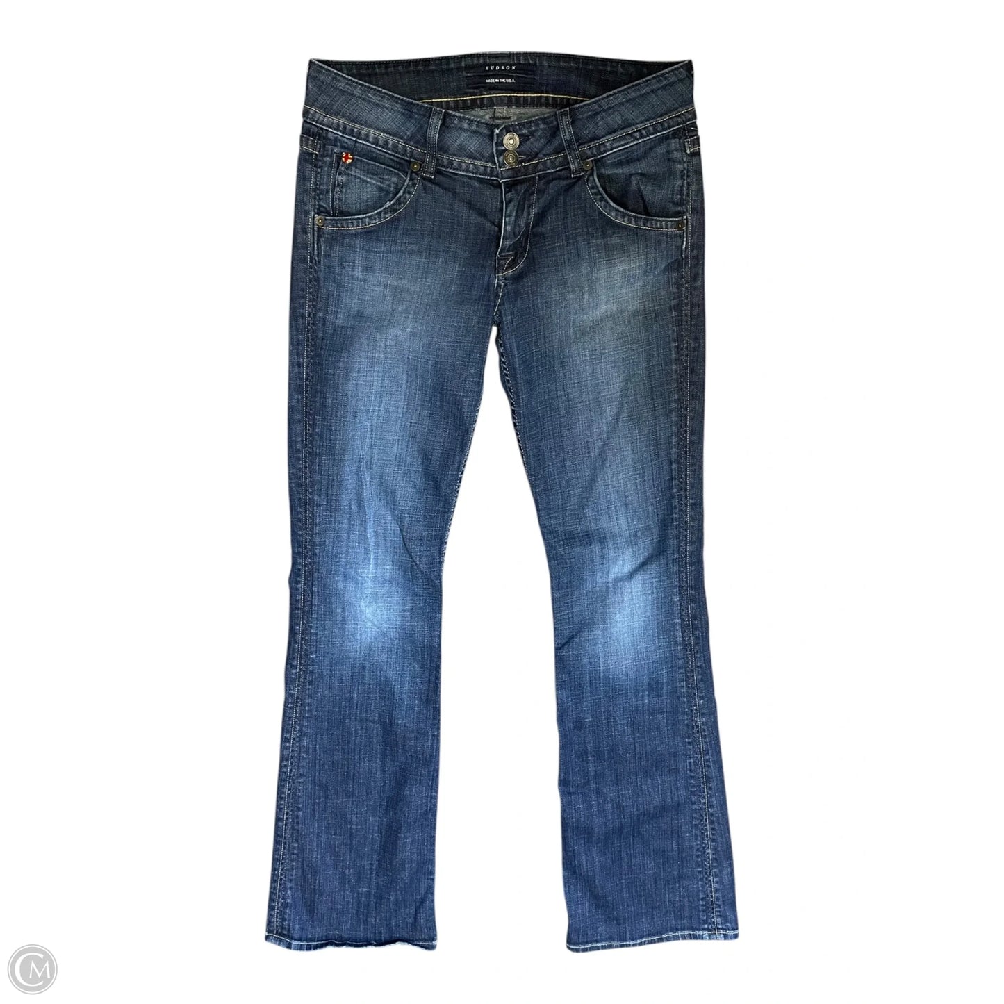 Jeans Boot Cut By Hudson In Blue, Size: 8