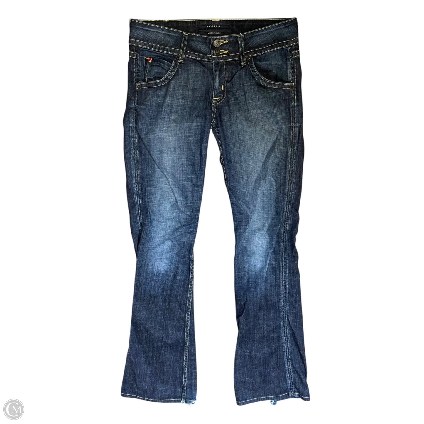 Jeans Boot Cut By Hudson In Blue, Size: 4