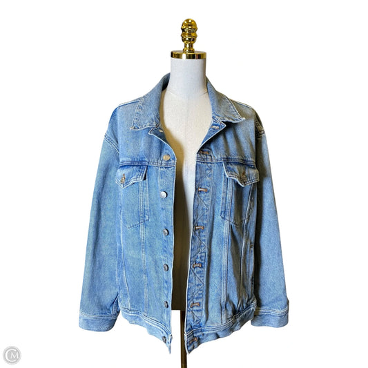 Jacket Denim By Madewell In Blue, Size: 2x