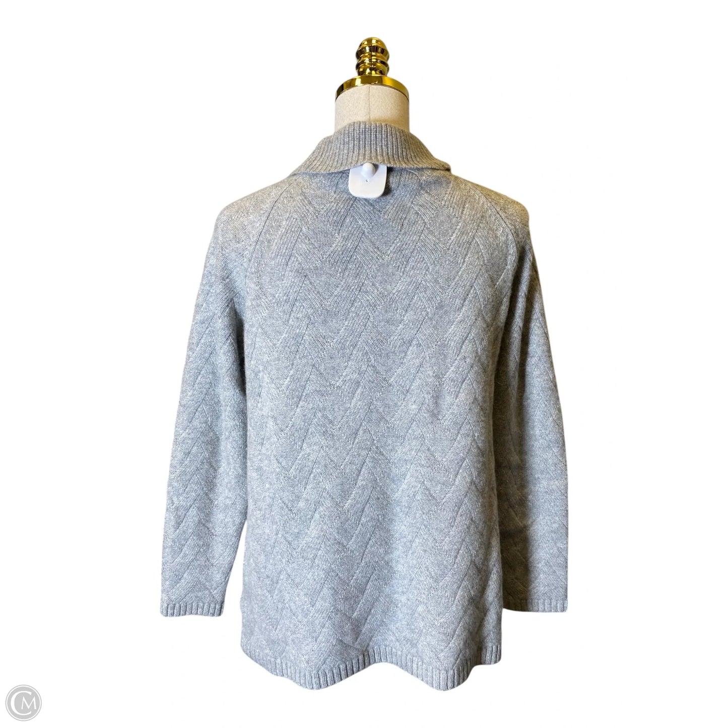 Sweater Cashmere By Talbots In Grey, Size: S