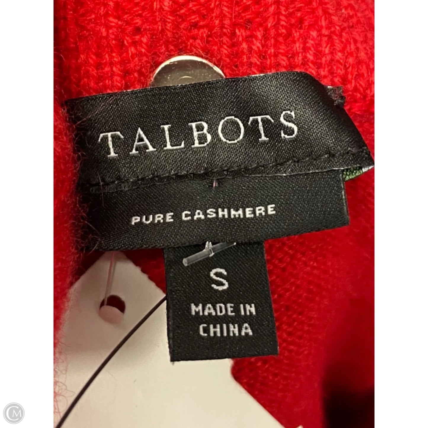 Sweater Cashmere By Talbots In Red, Size: S